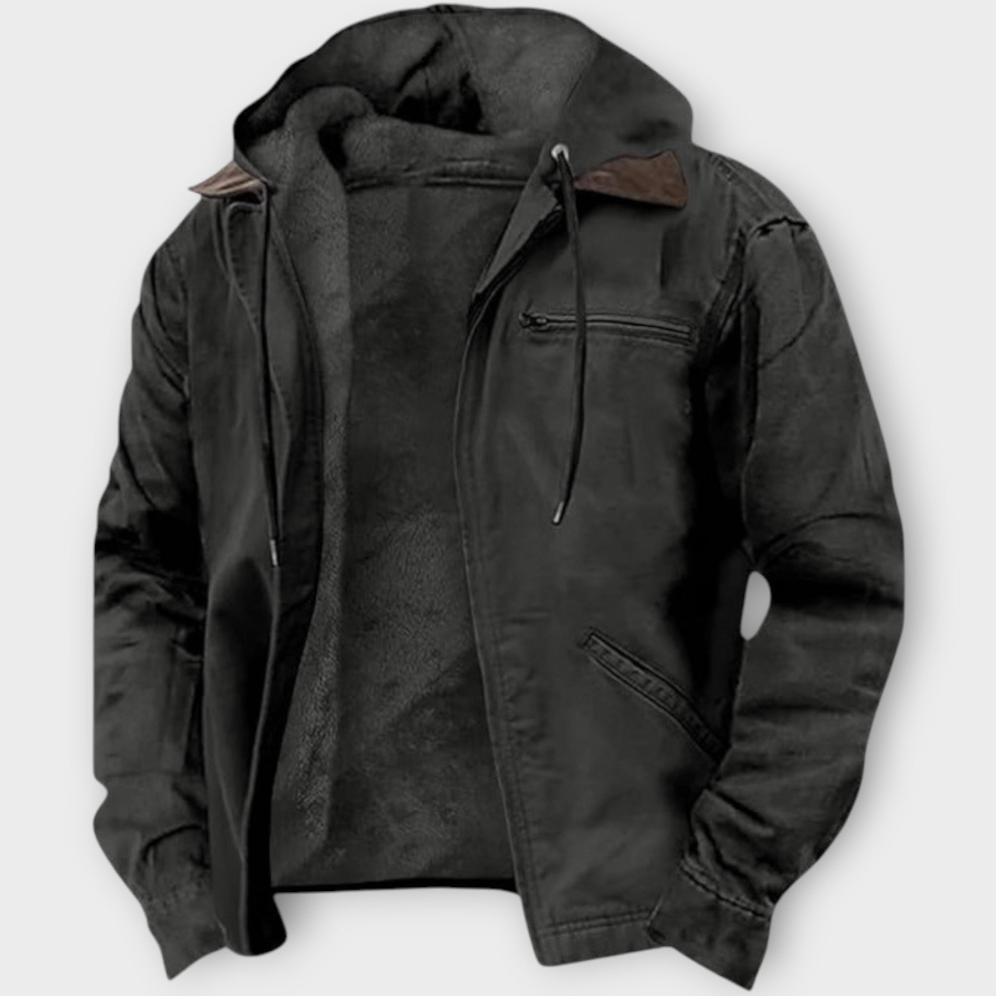 LUCAS™|GIACCA CON CAPPUCCIO ZIP