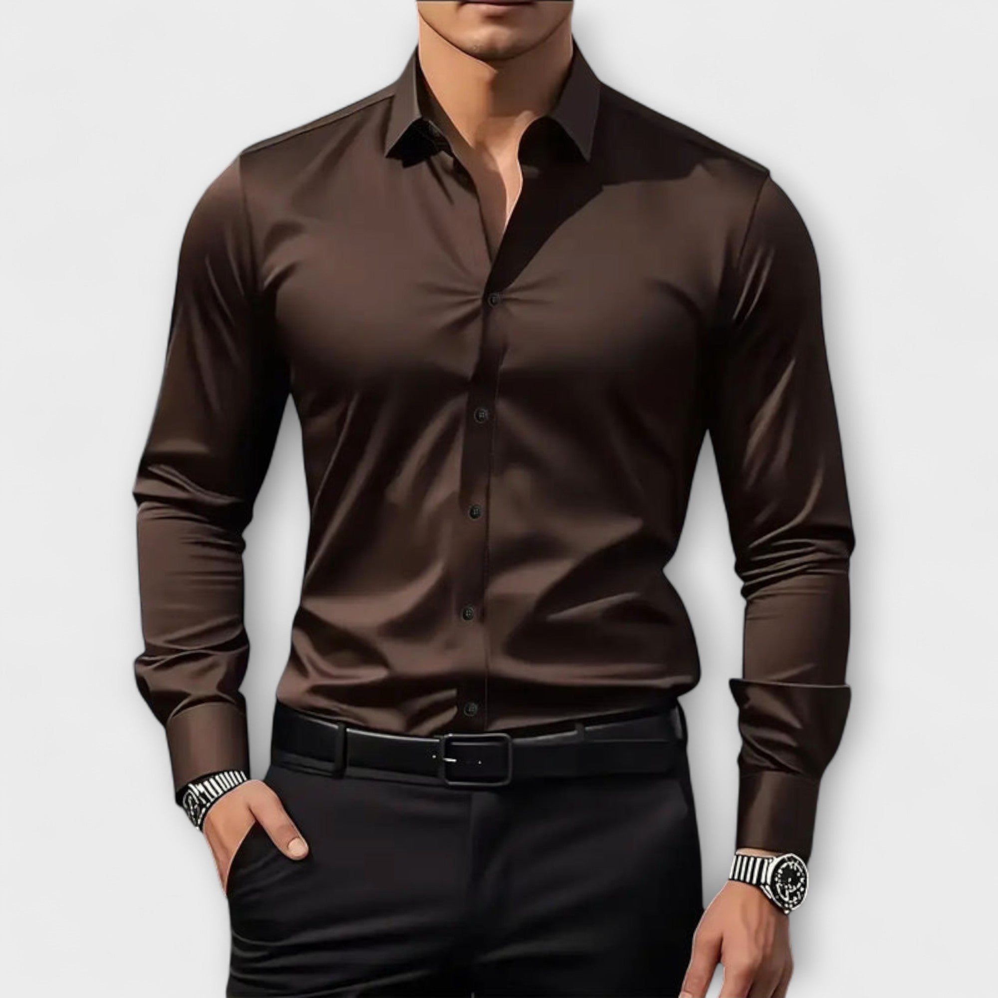 Camicia a Maniche Lunghe Traspirante