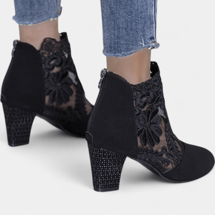 Charlotte™ | Décolleté eleganti con motivo floreale