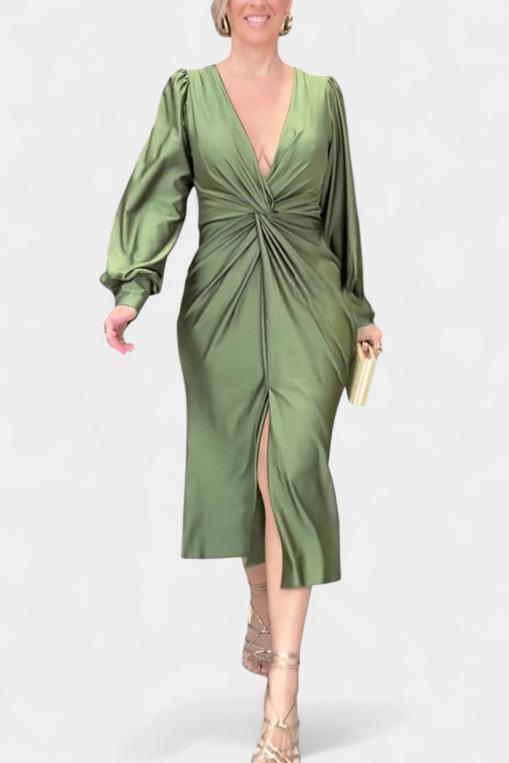 Alouette™ | Abito elegante con scollatura a V