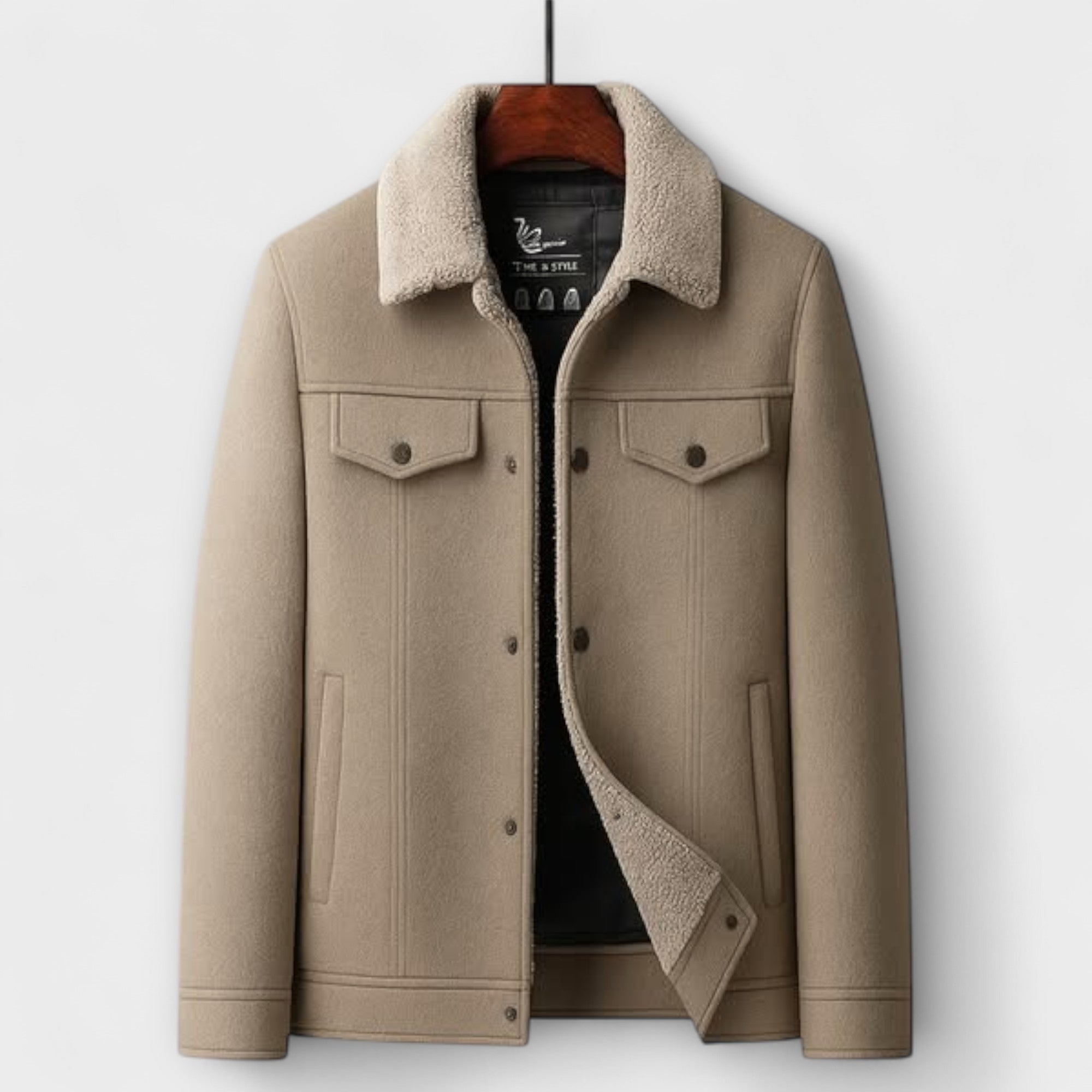 Giacca in Lana Sherpa