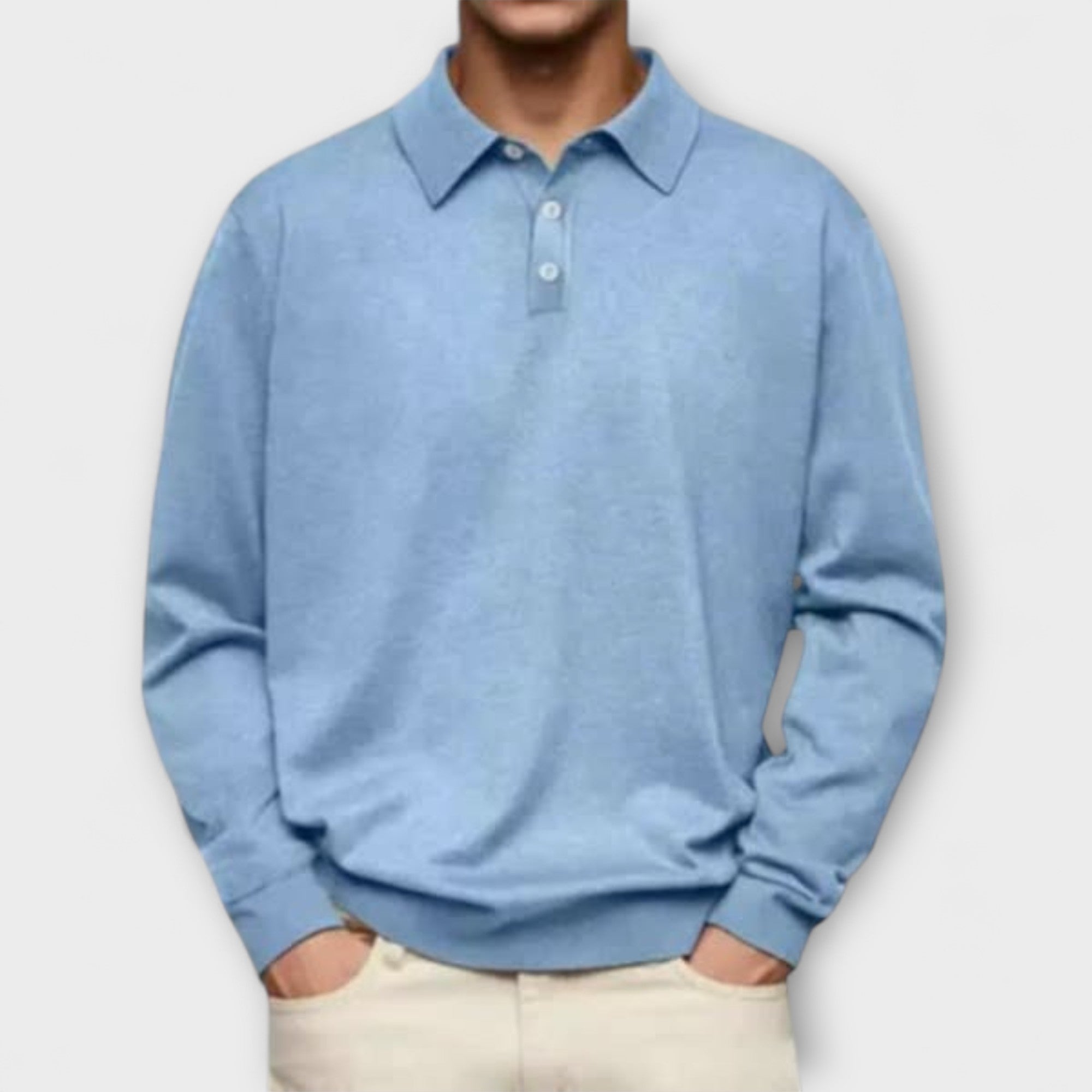 Polo Casual a Maniche Lunghe