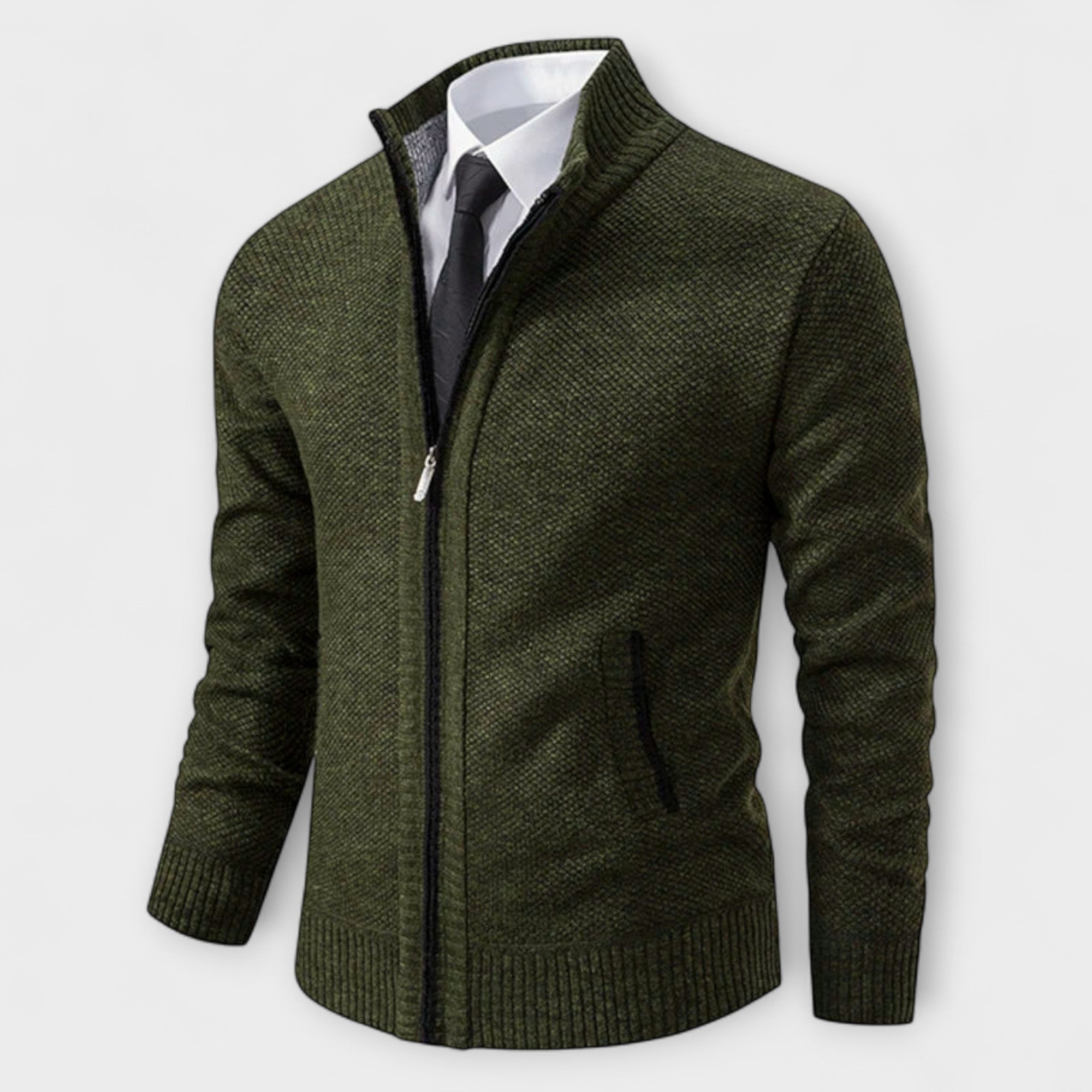 Everett™ – Cardigan con Zip a Maglia