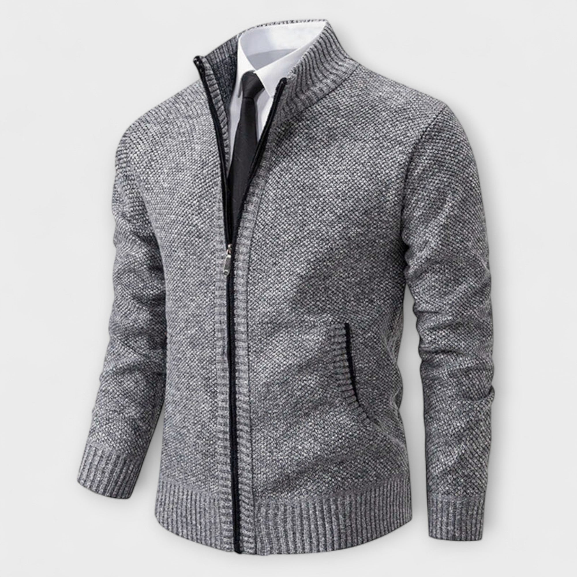 Everett™ – Cardigan con Zip a Maglia