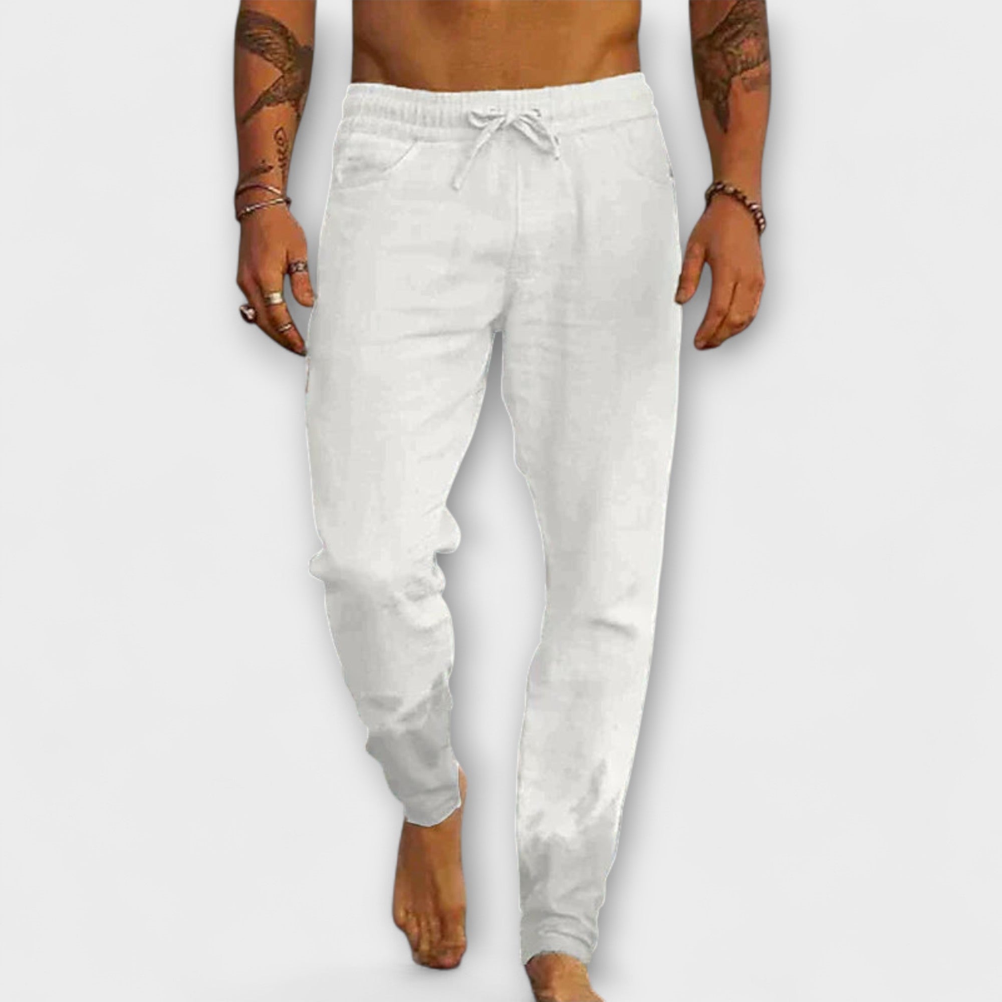 Pantaloni da Spiaggia in Lino