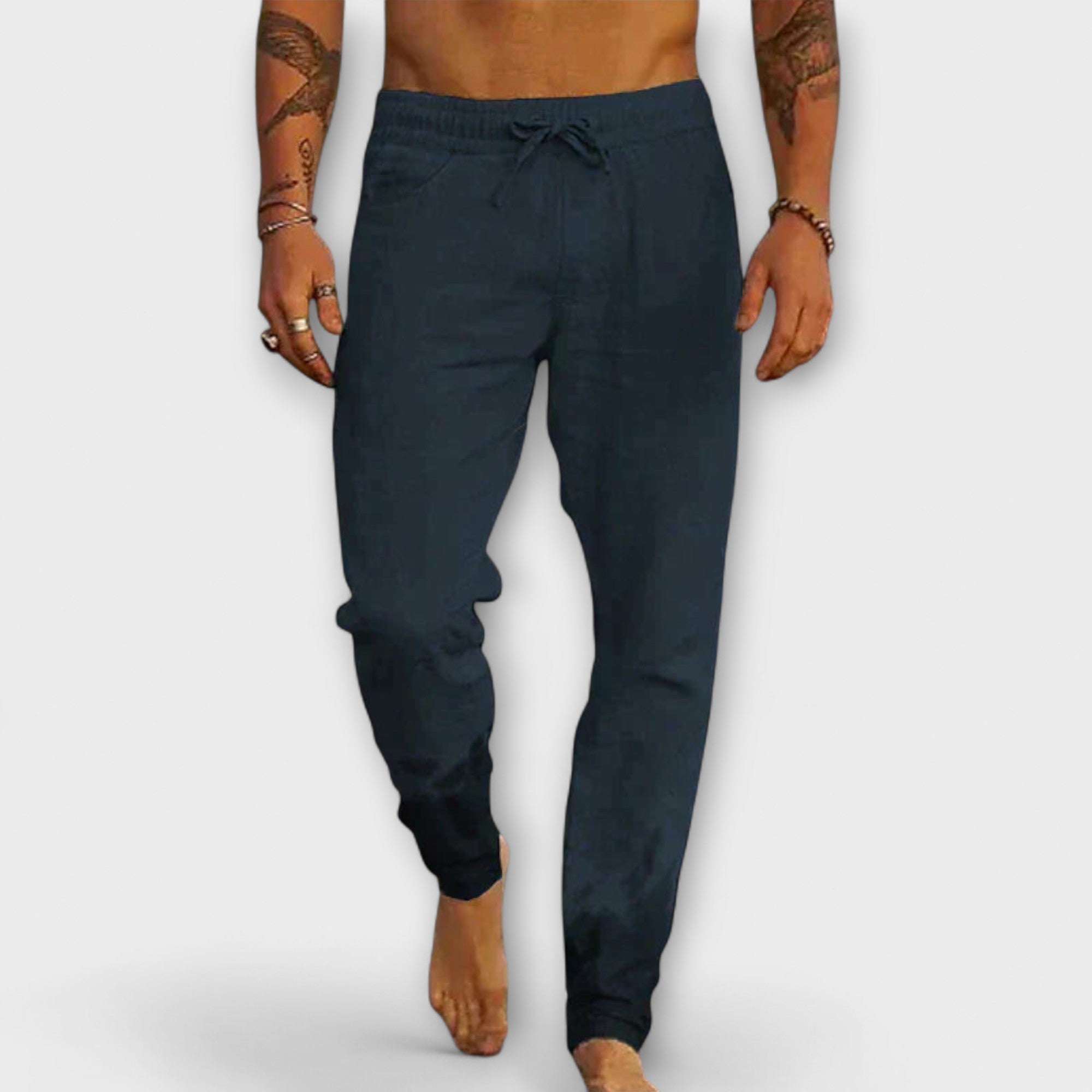 Pantaloni da Spiaggia in Lino