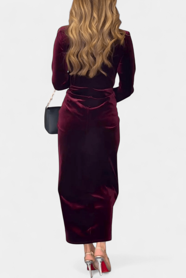 LaVerna™ | Abito in velluto di lusso