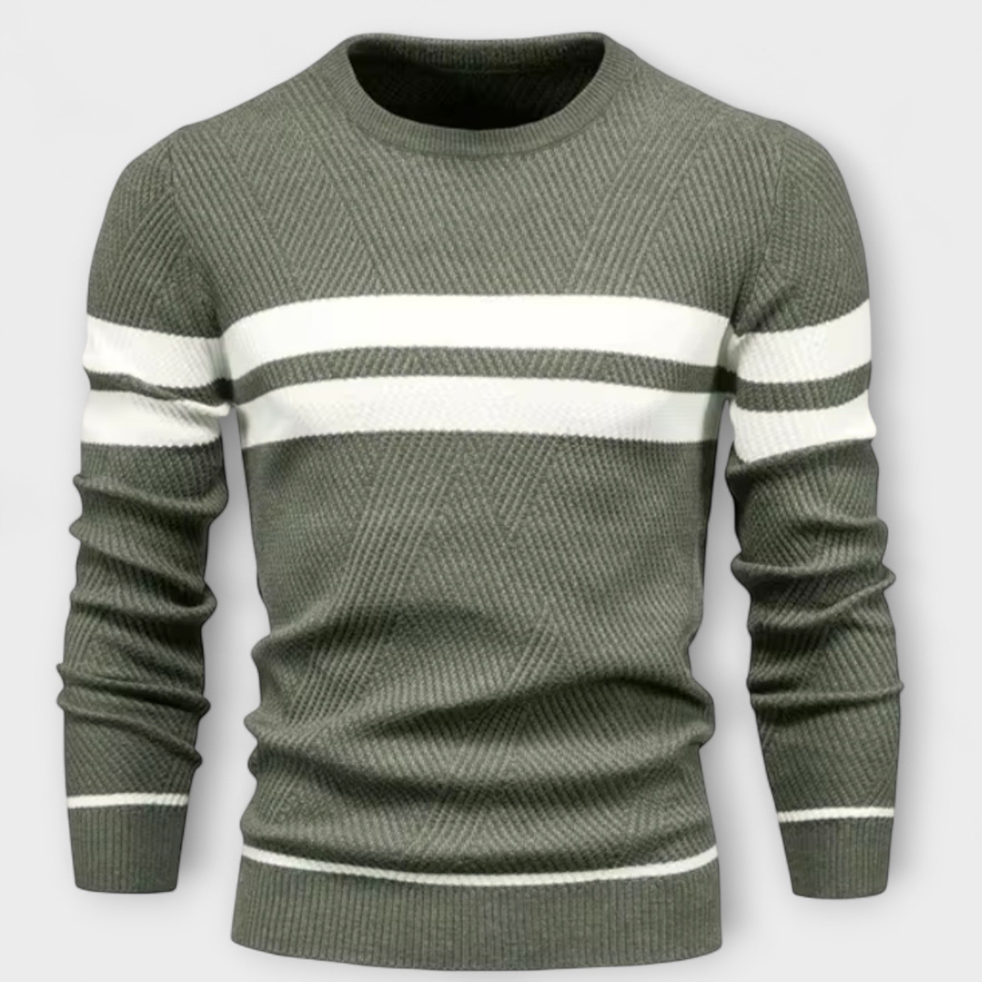MIRAVO | Maglione elegante da uomo con motivo a spina di pesce