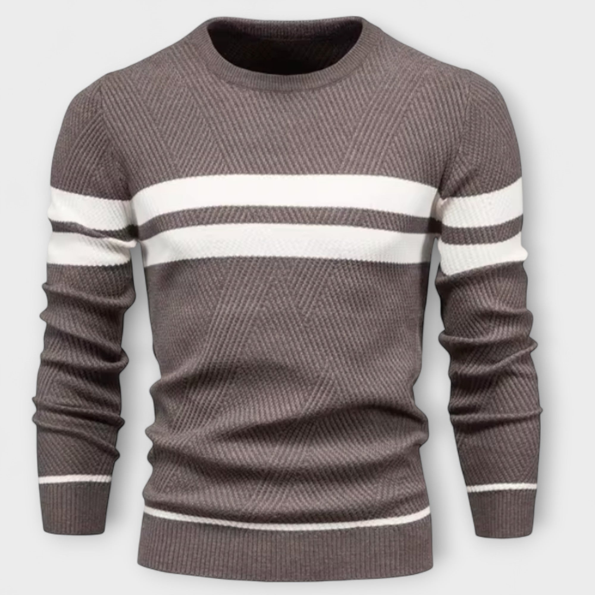 MIRAVO | Maglione elegante da uomo con motivo a spina di pesce