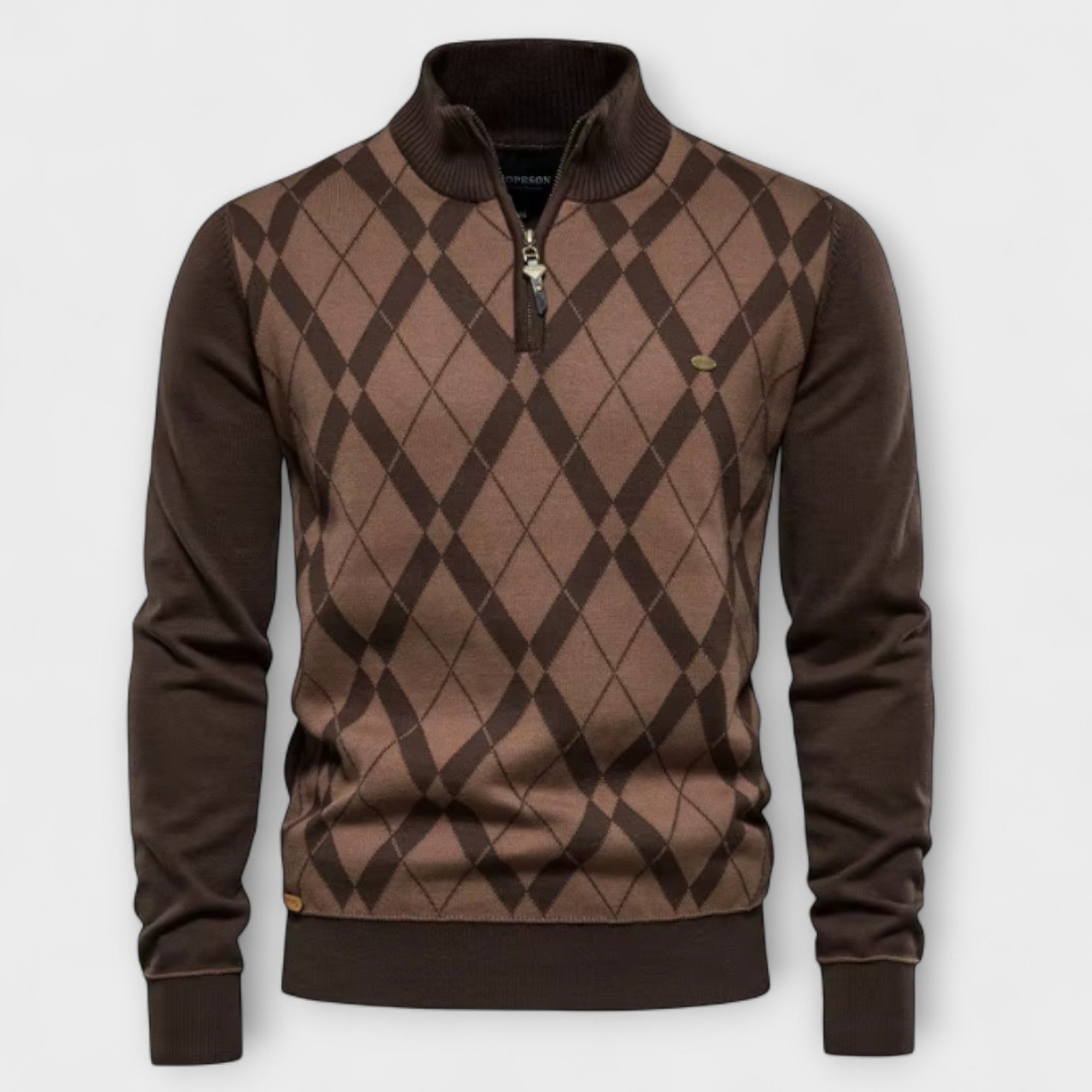 MIRAVO | Pullover da Uomo con Mezzo Zip