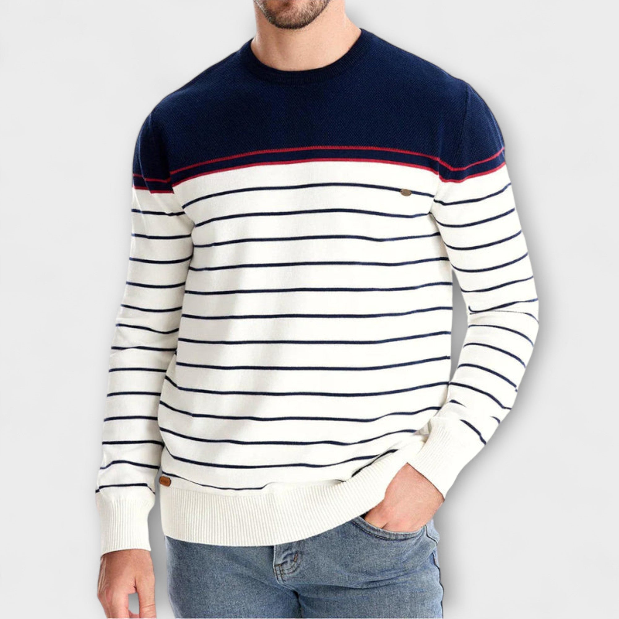 MIRAVO | Maglione da uomo con motivo a righe