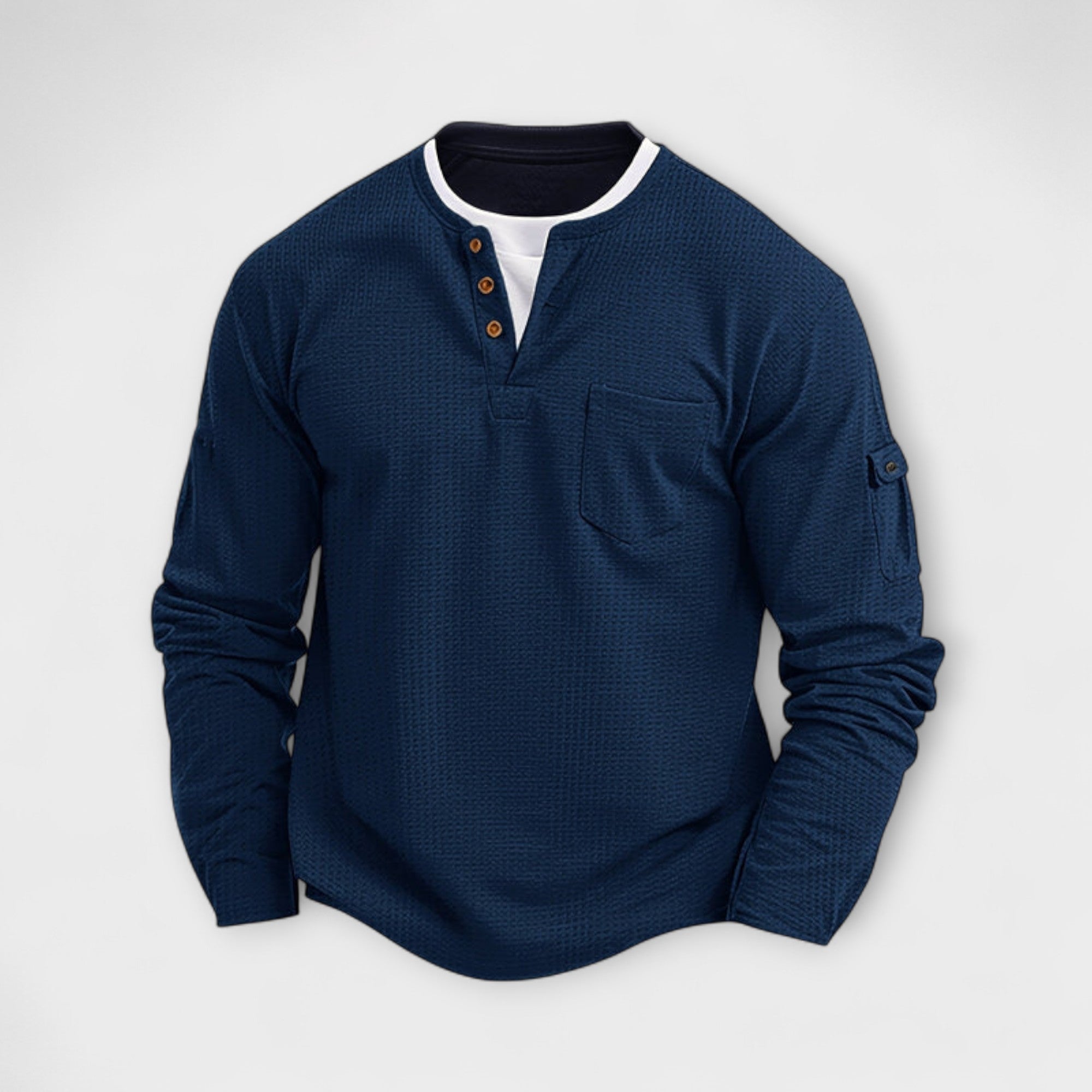 Polo leggero a maniche lunghe