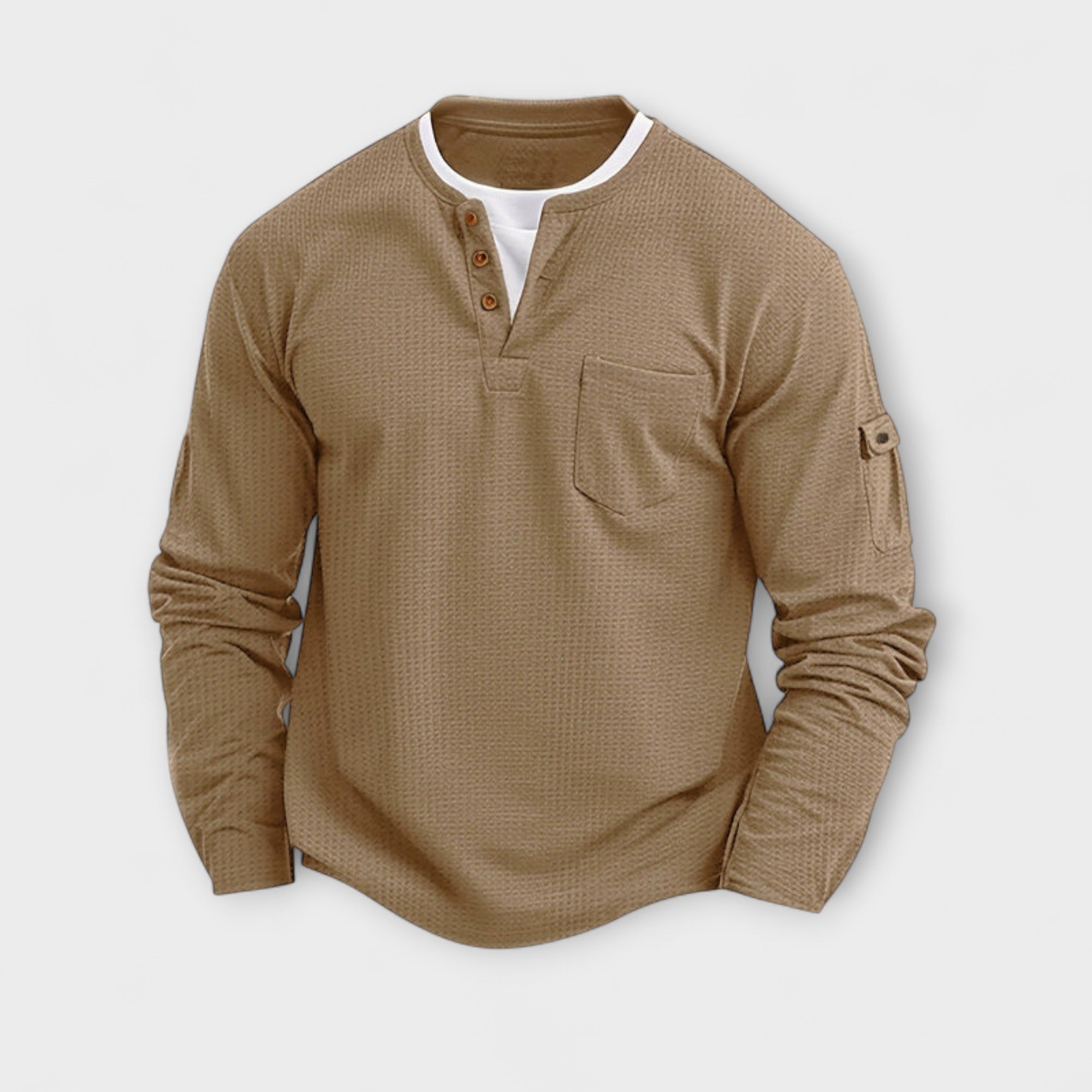 Polo leggero a maniche lunghe
