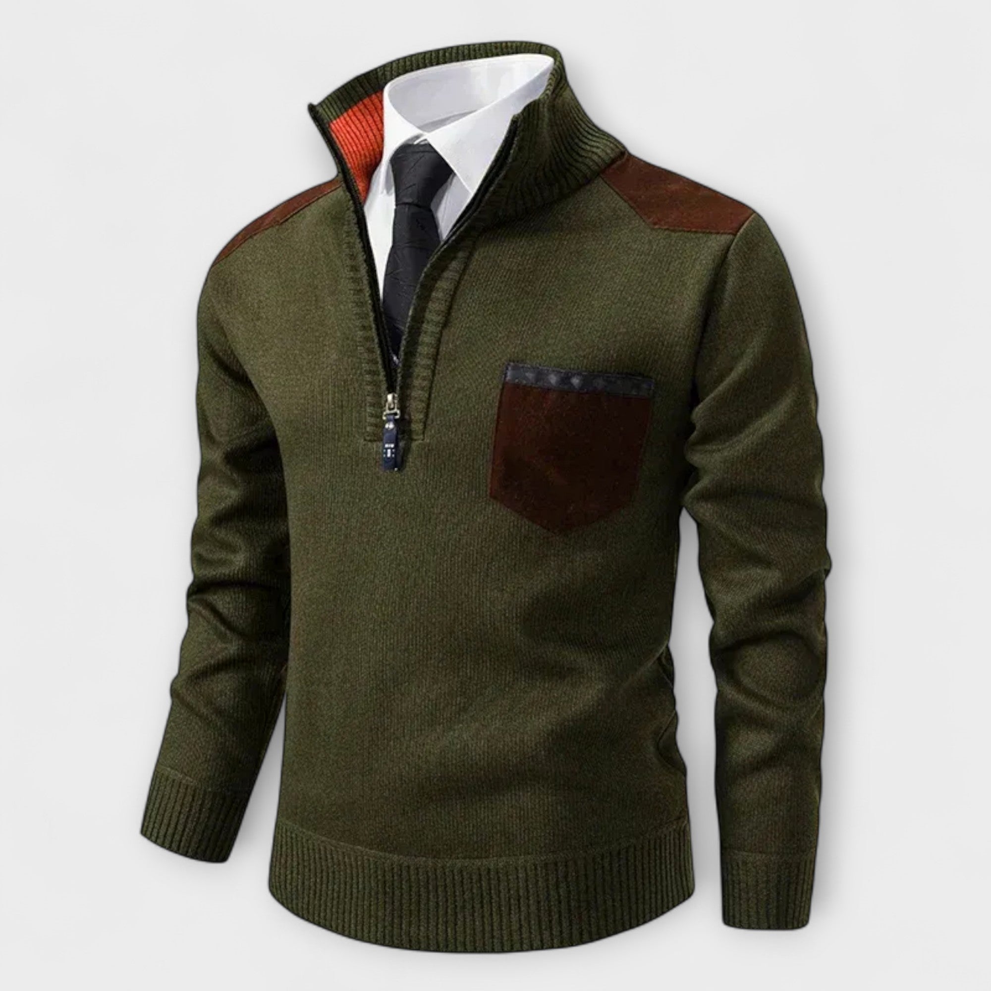Clinton™ – Maglione Mezza Zip Raffinato