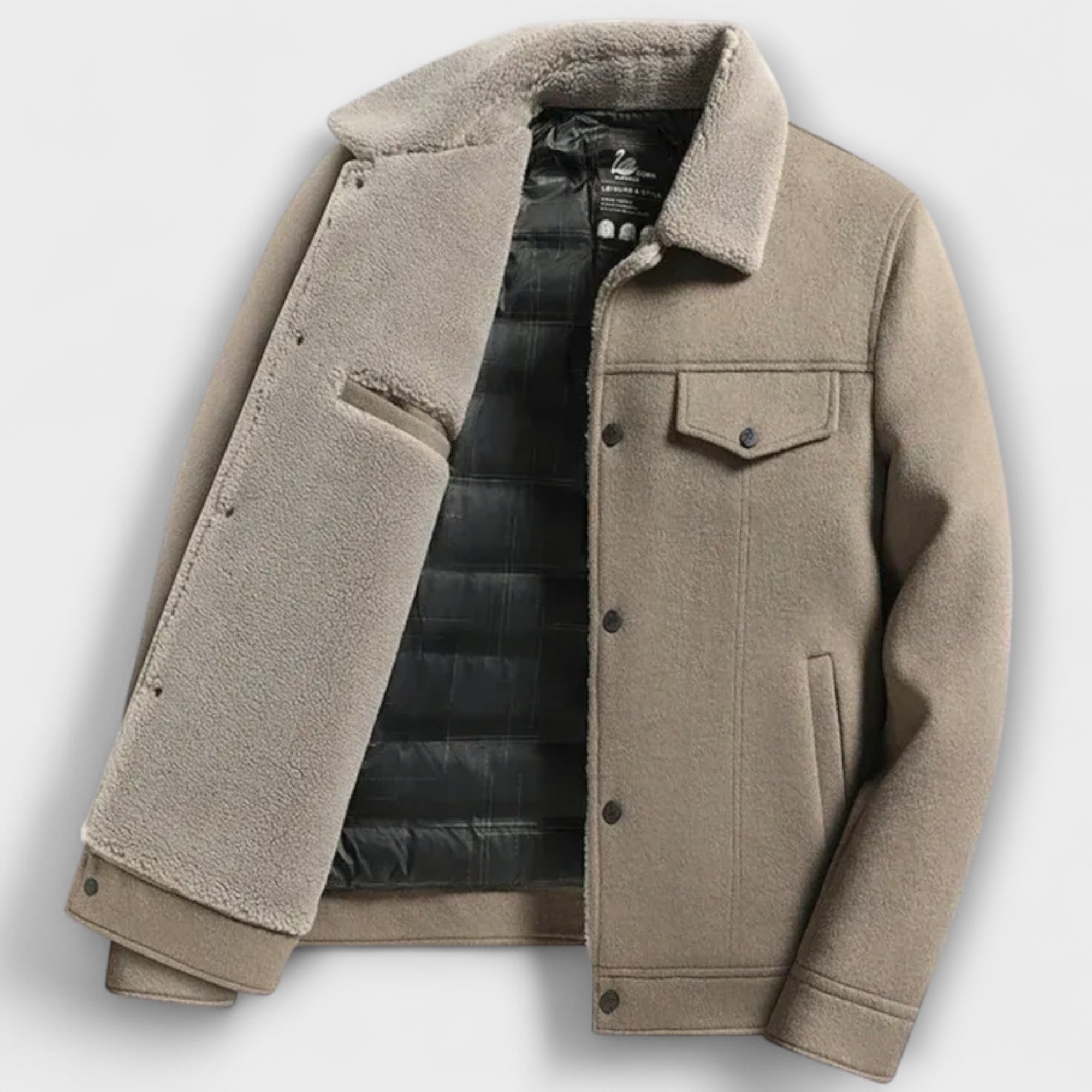 Giacca in Lana Sherpa