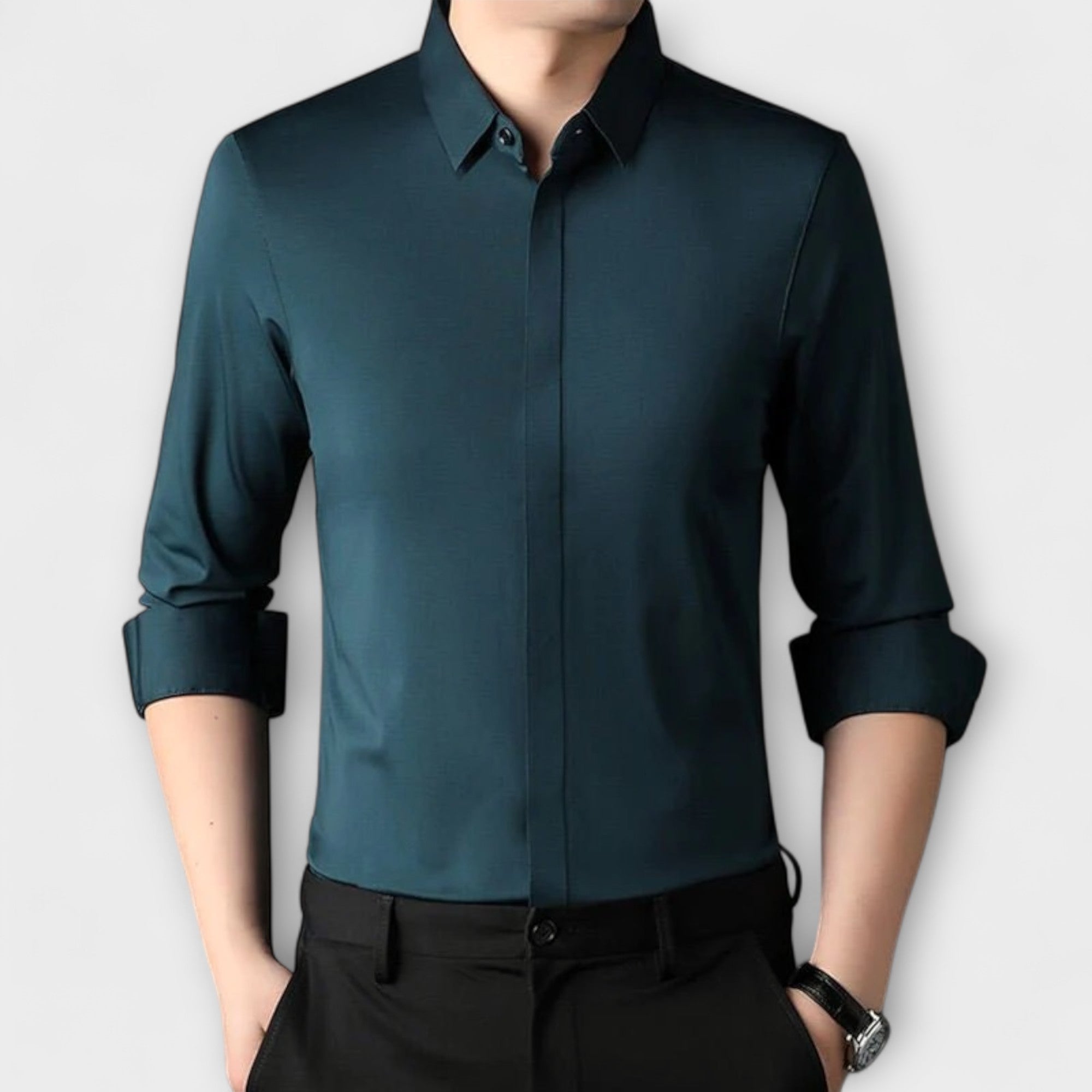 Camicia Stretch Antirughe per Uomo