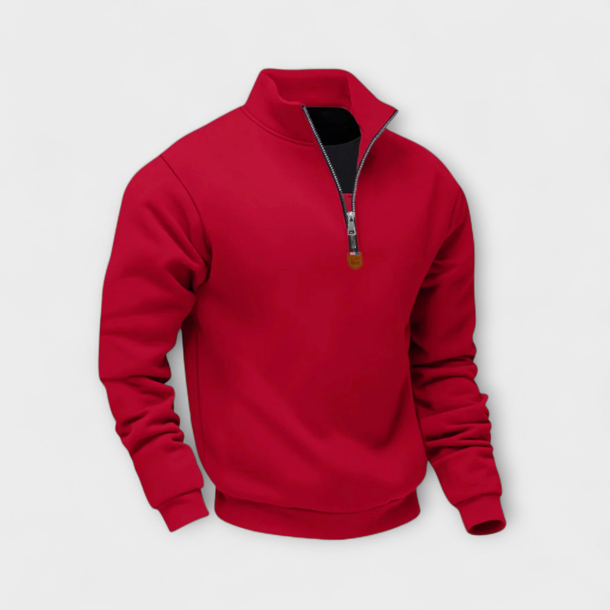 Léo | Felpa con zip e colletto alto – calore, eleganza e comfort quotidiano