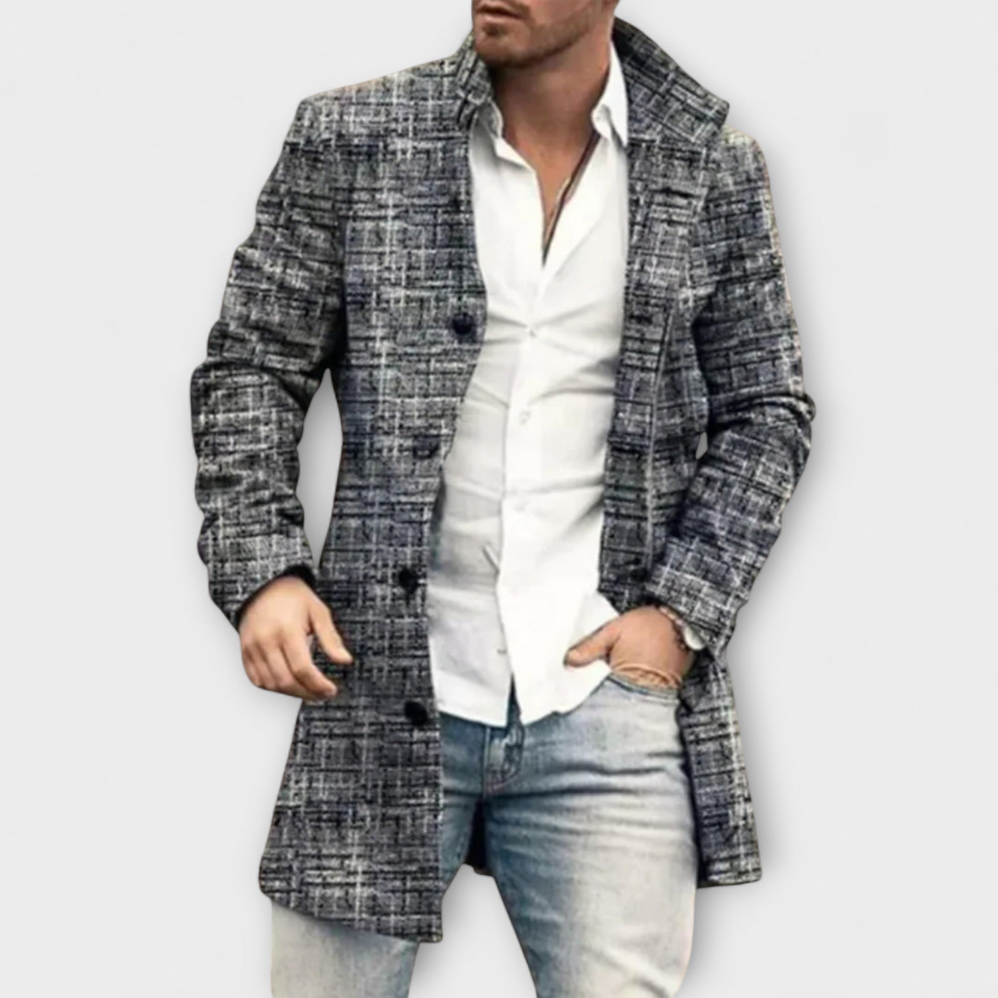 Elegante mantello da uomo