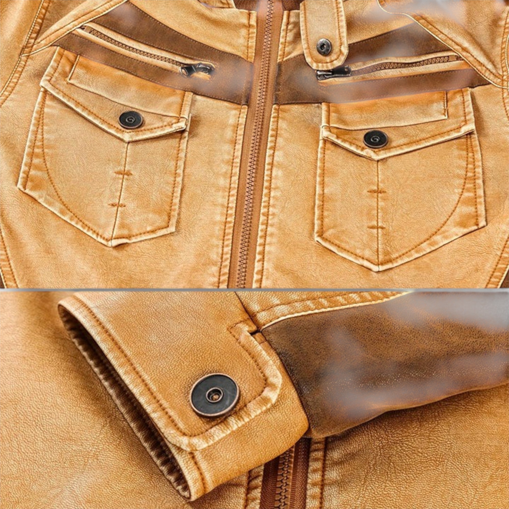 Giacca in Pelle Titan