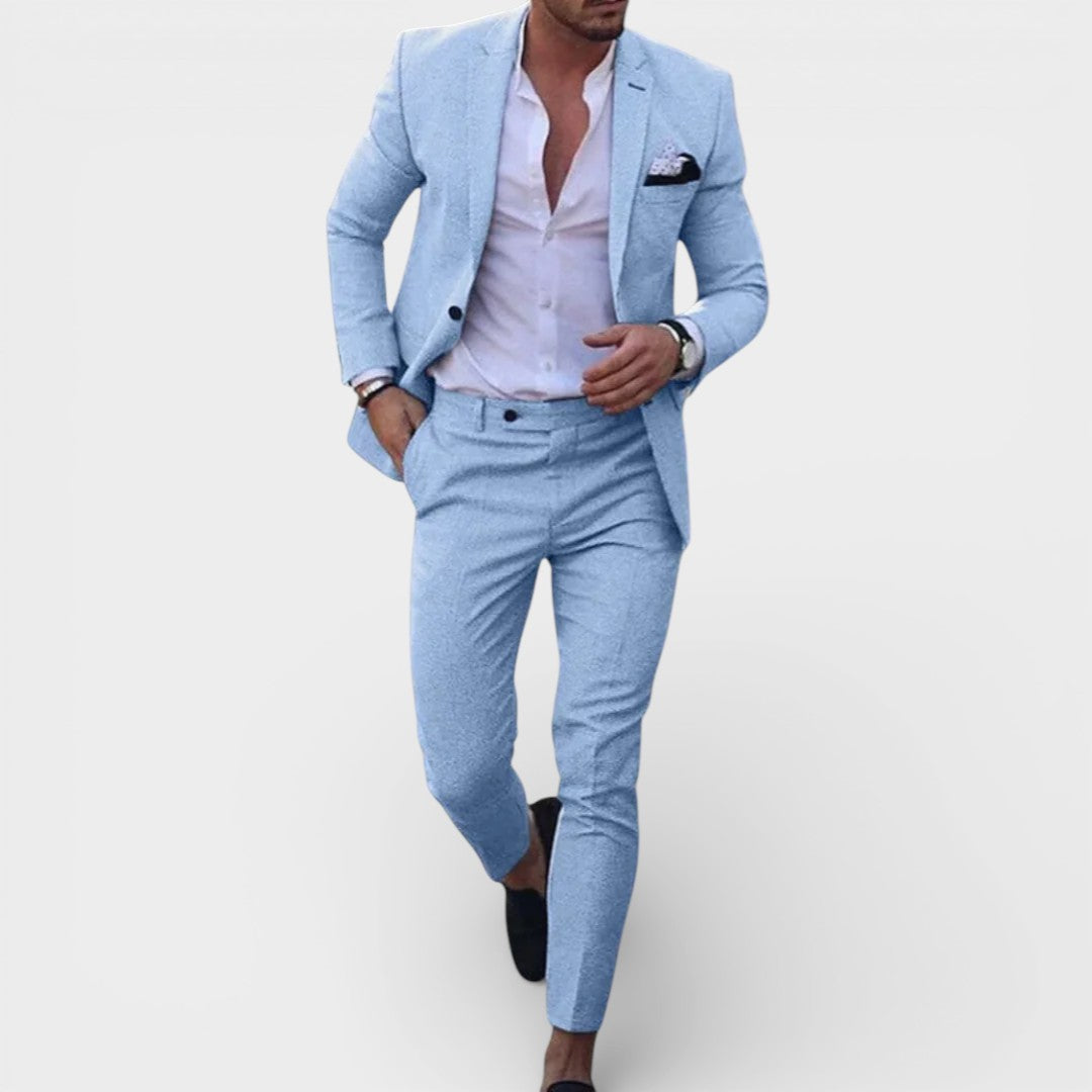 Costume da Uomo in Lino Lussuoso - Eleganza Professionale
