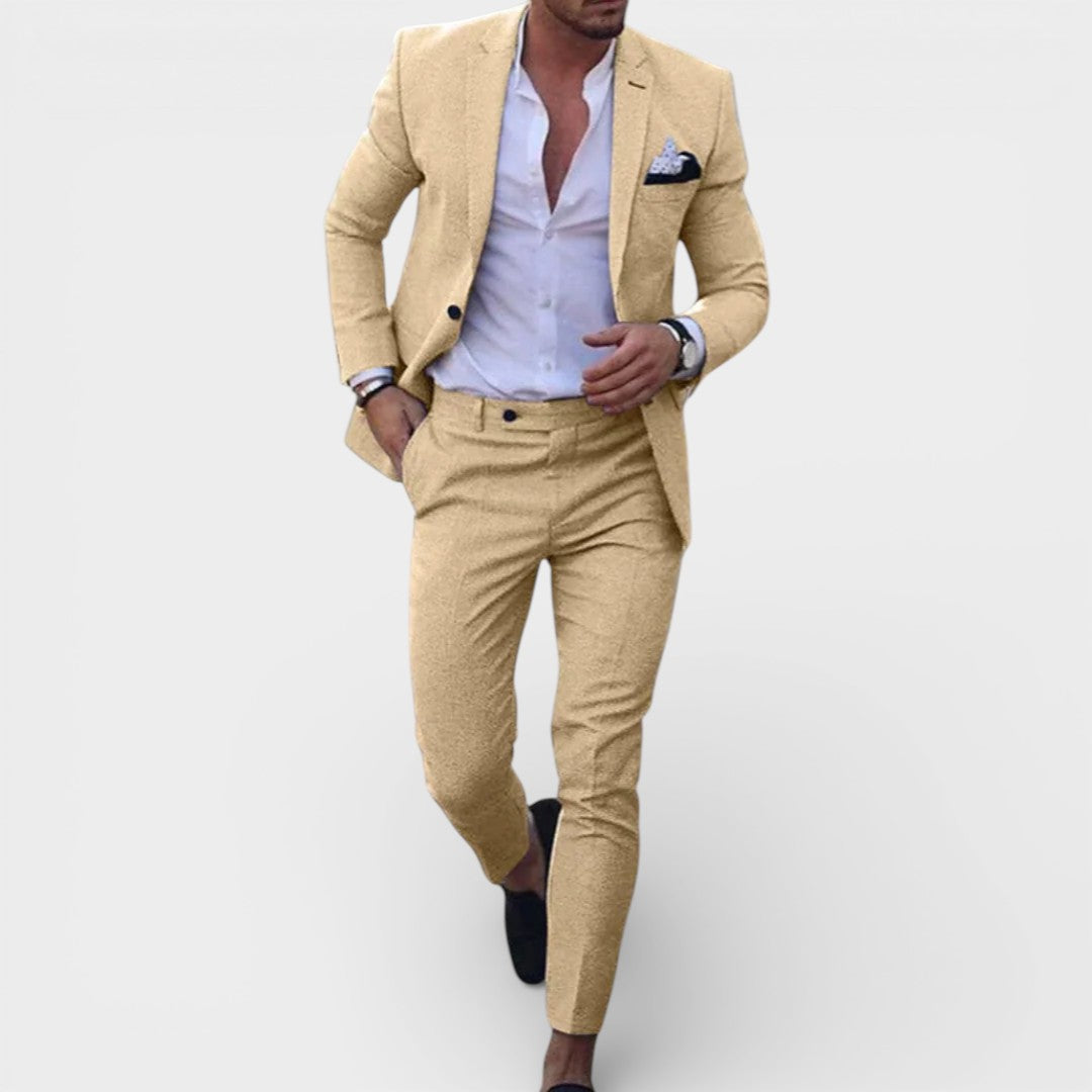 Costume da Uomo in Lino Lussuoso - Eleganza Professionale