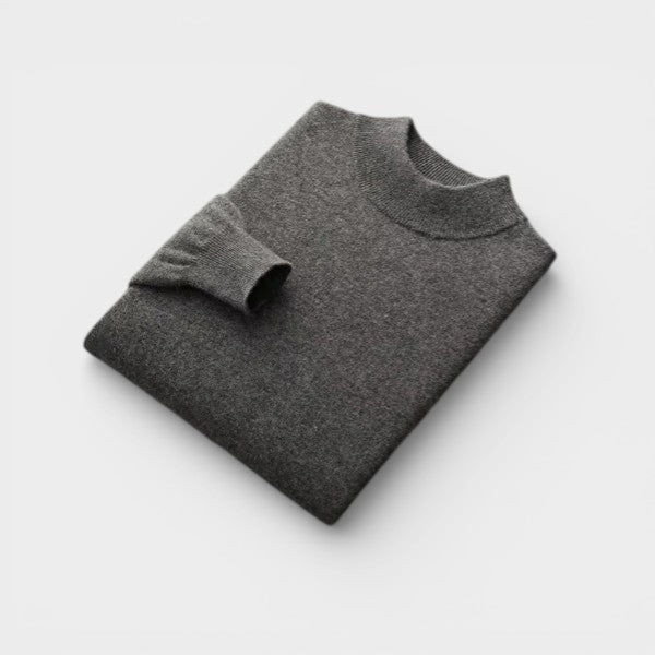 Il Maglione in Lana Merino con Collo Alto di Ginevra