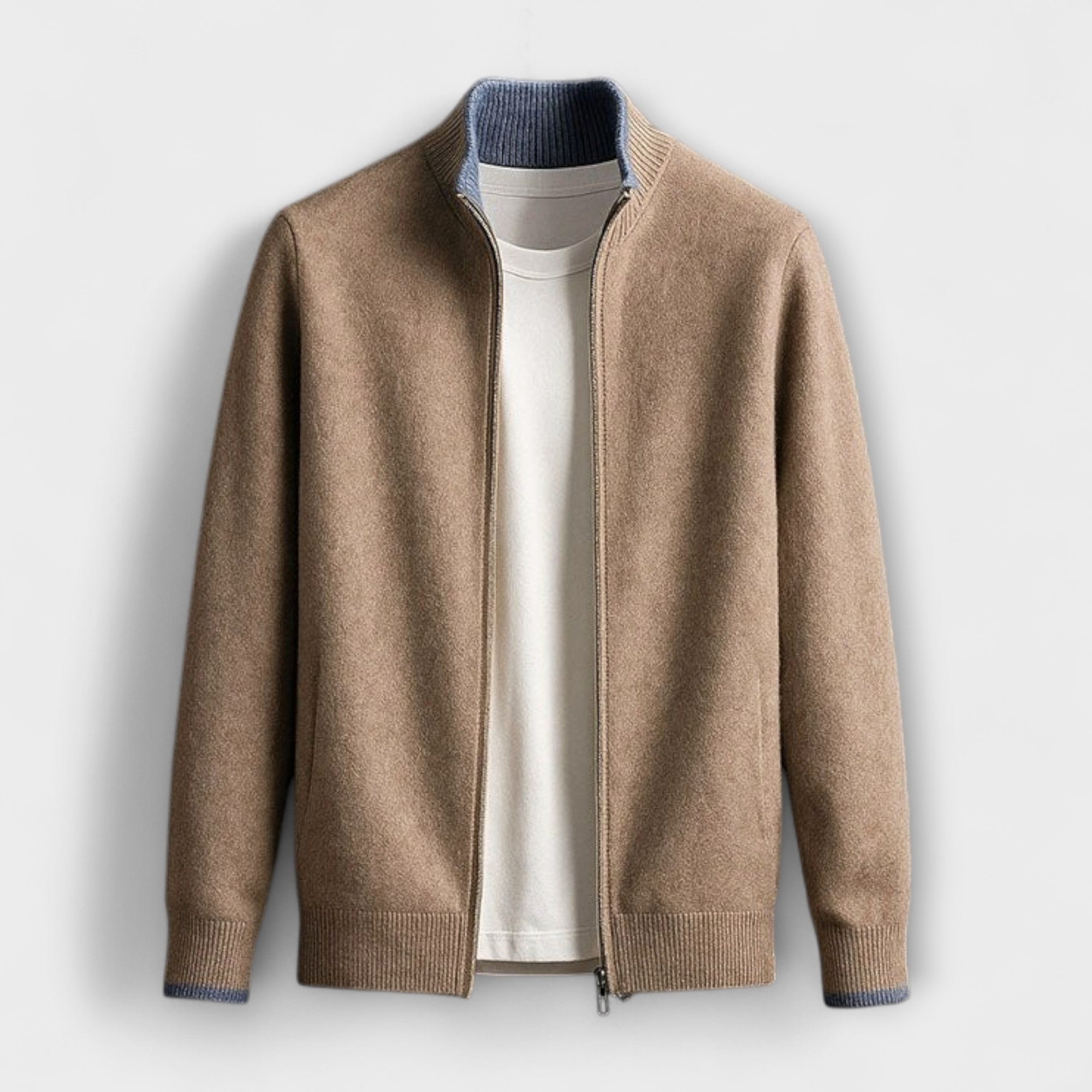 Giacca in maglia con zip