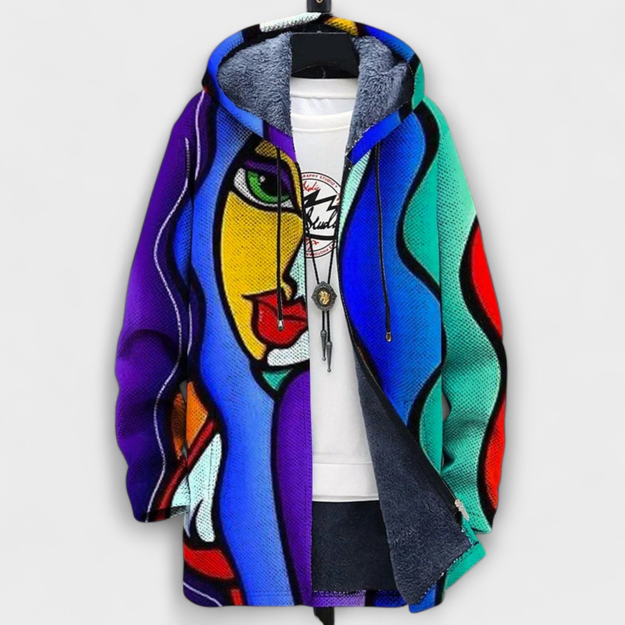 Felpa di lusso ispirata all'arte