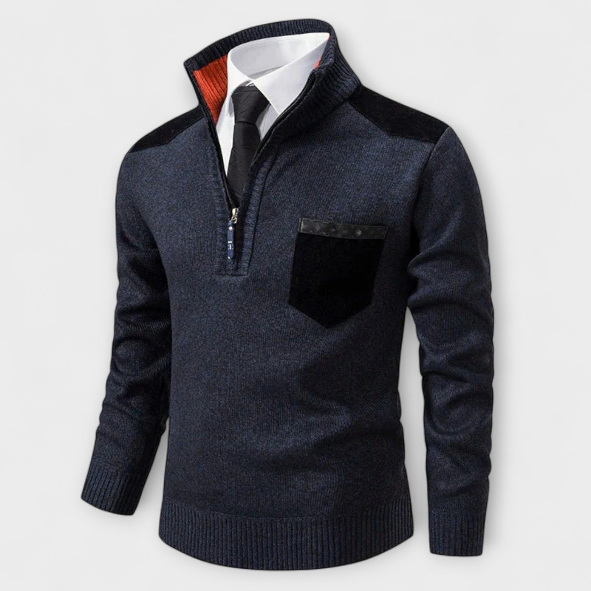 Clinton™ – Maglione Mezza Zip Raffinato