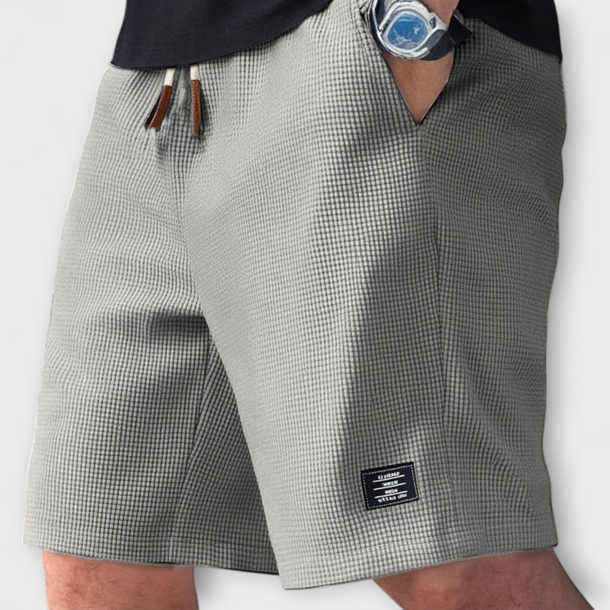 Shorts estivi in maglia a coste