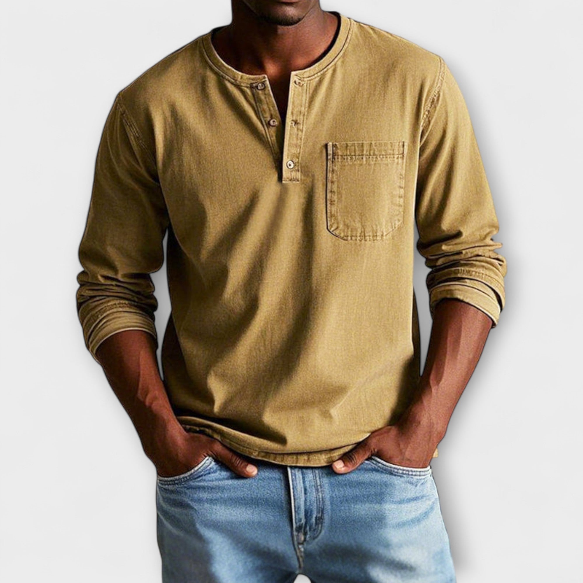 Camicia Vintage a Maniche Lunghe