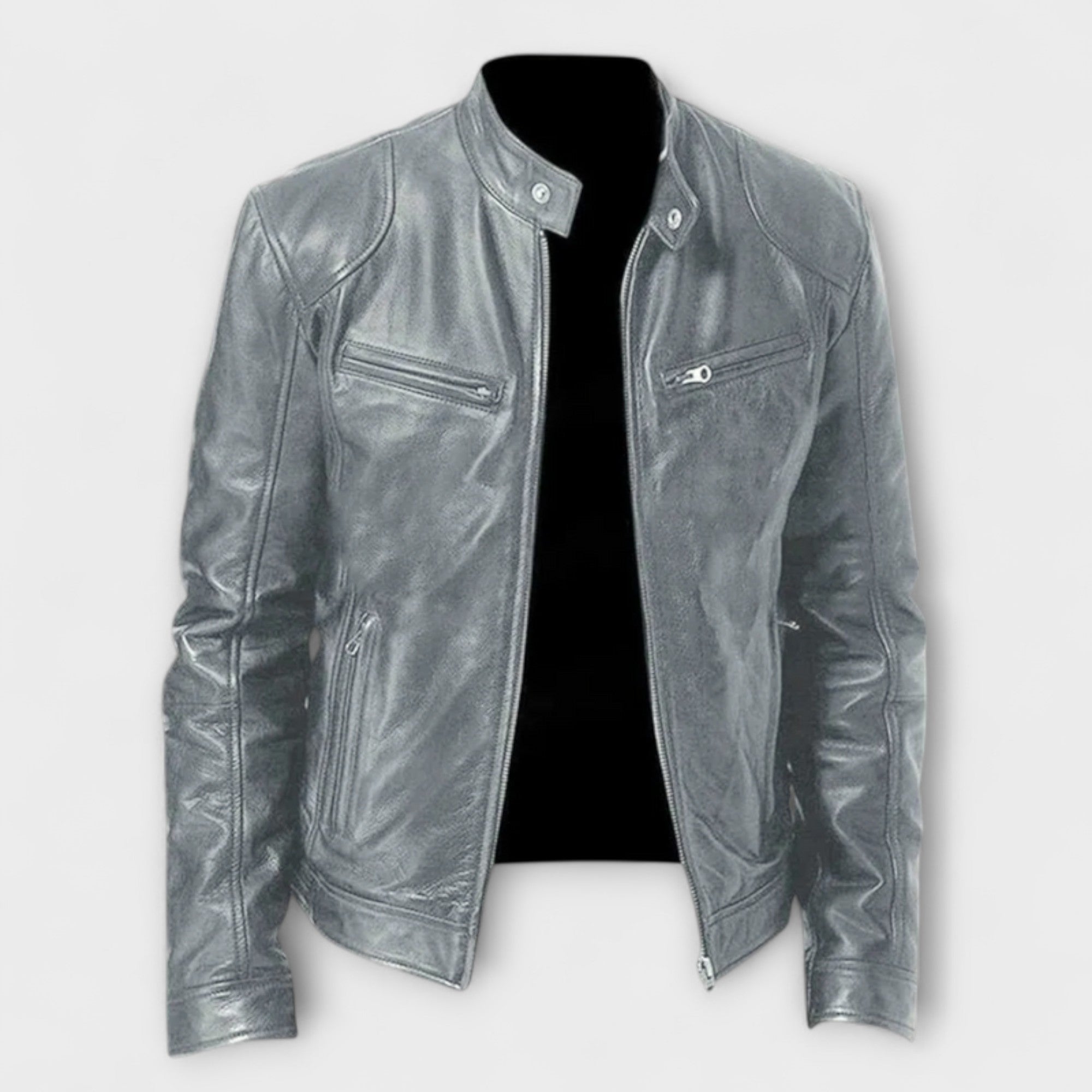 Giacca in Pelle Elegante