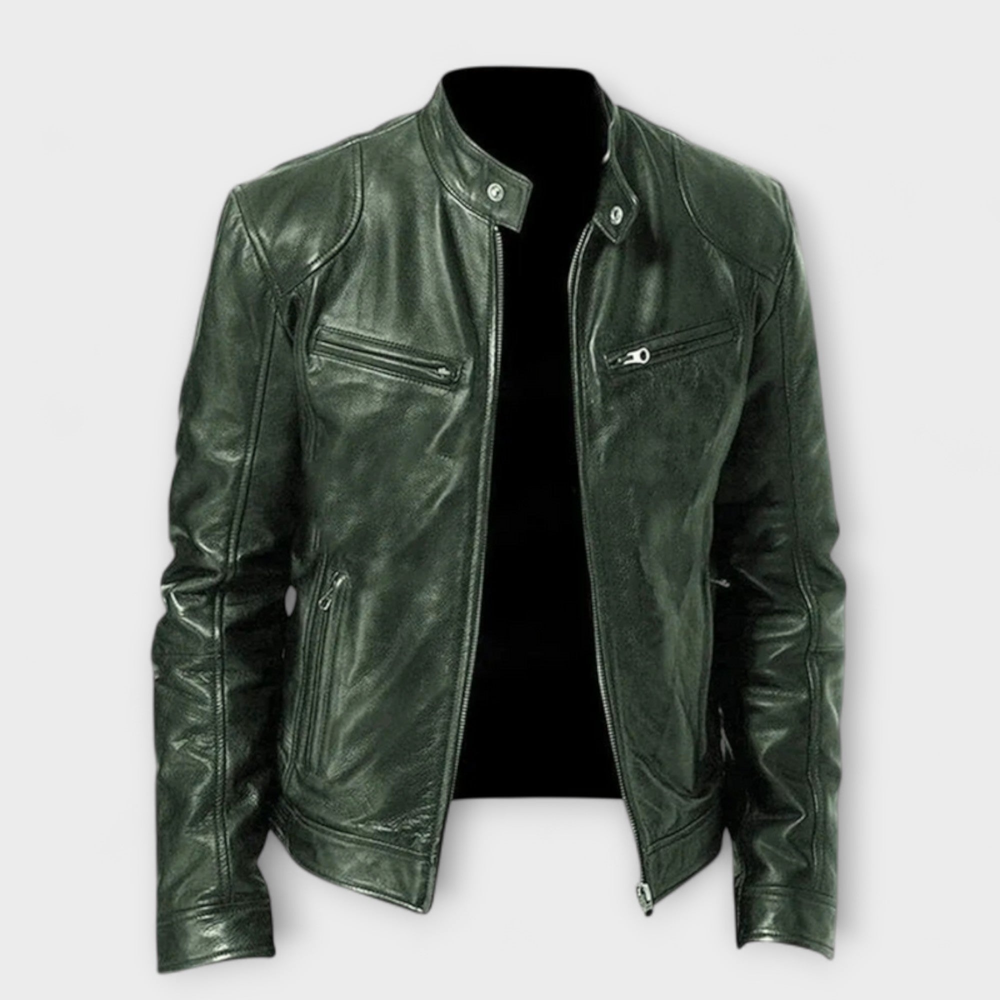 Giacca in Pelle Elegante