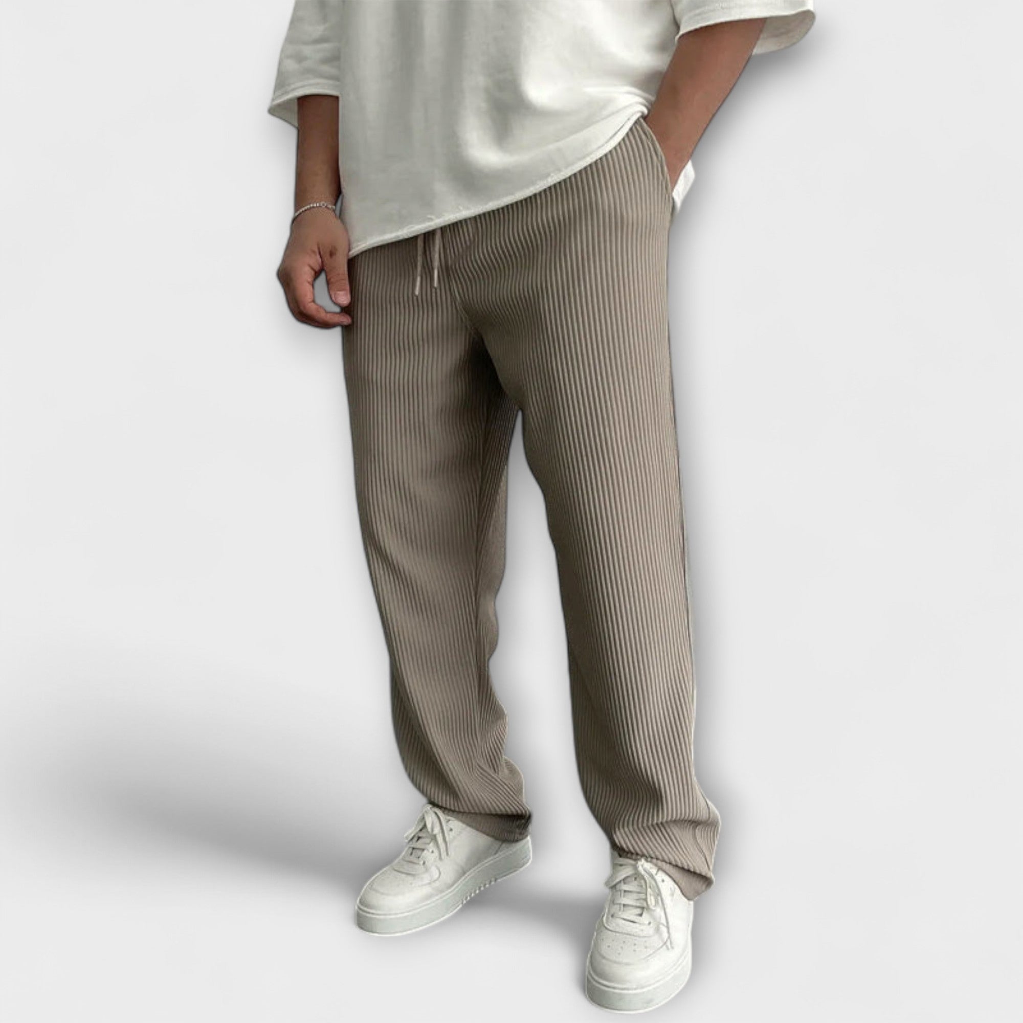 Pantaloni Tricot Relaxed