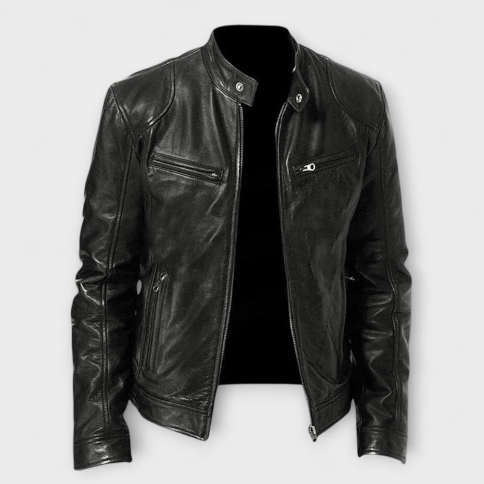 Giacca in Pelle Elegante