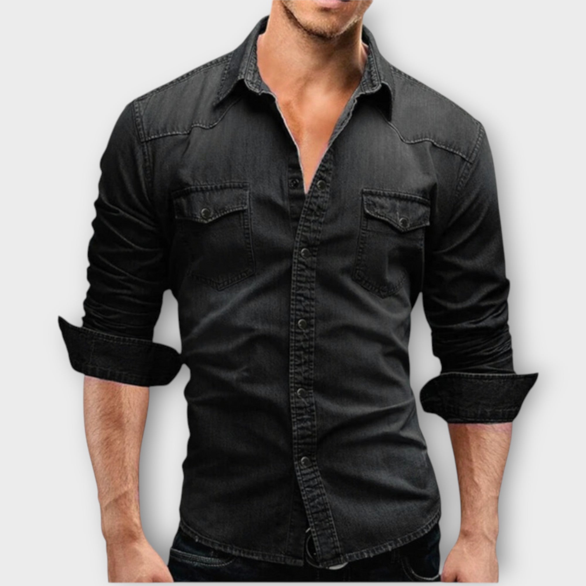 Camicia in Denim Moderna