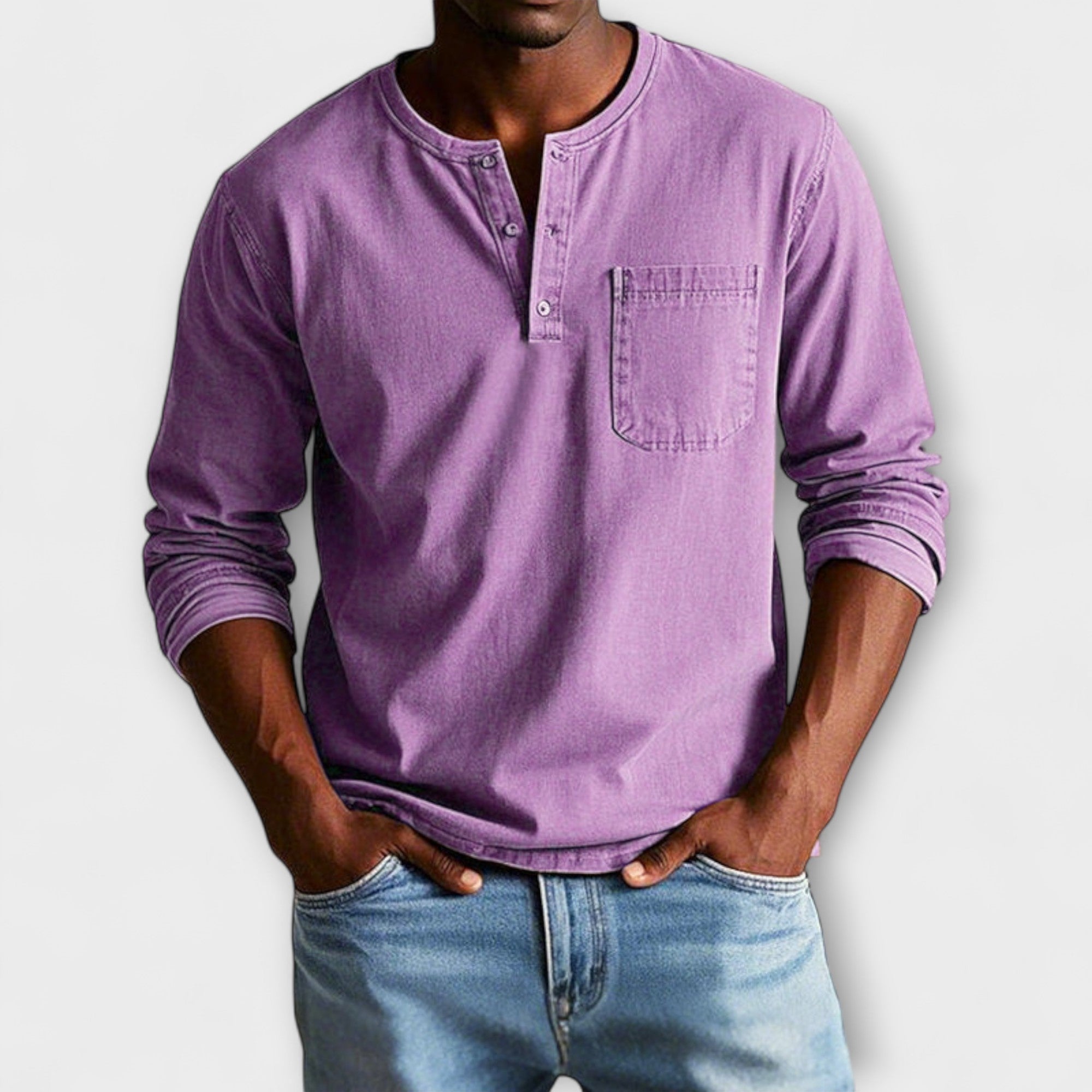 Camicia Vintage a Maniche Lunghe