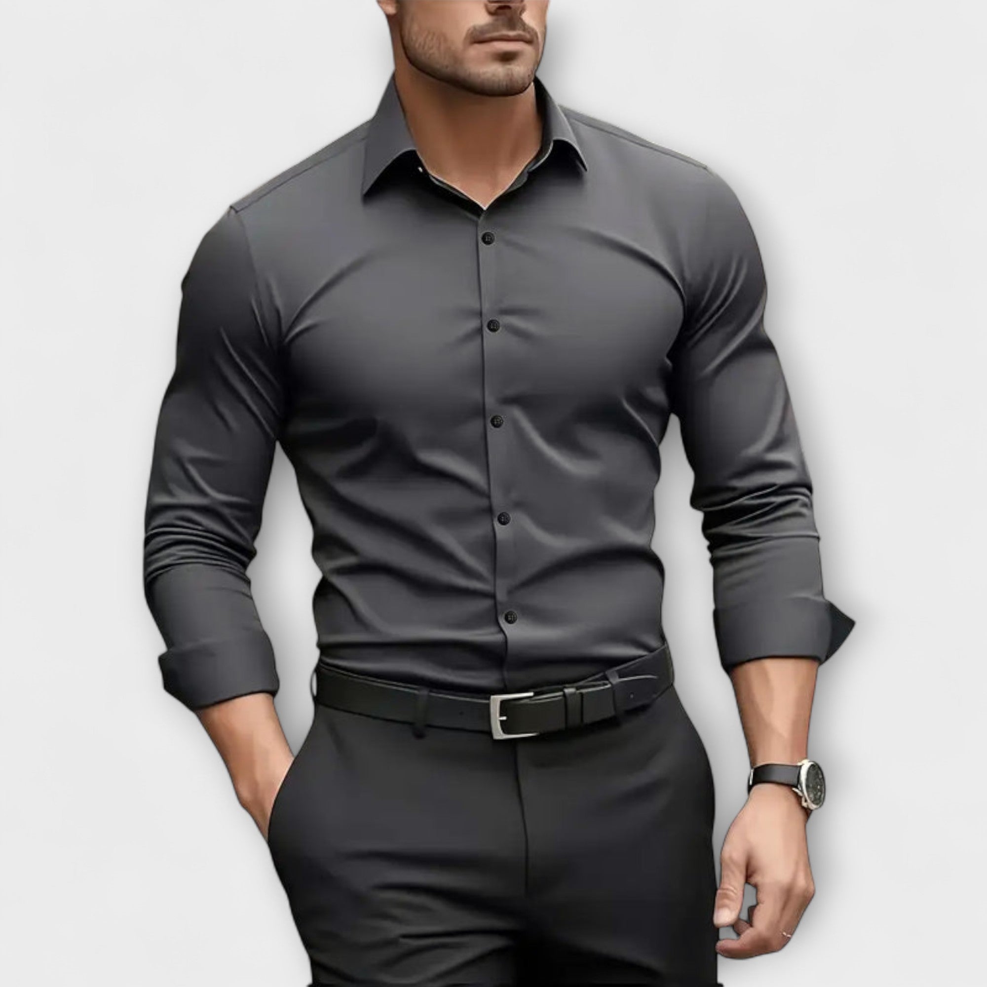 Camicia a Maniche Lunghe Traspirante