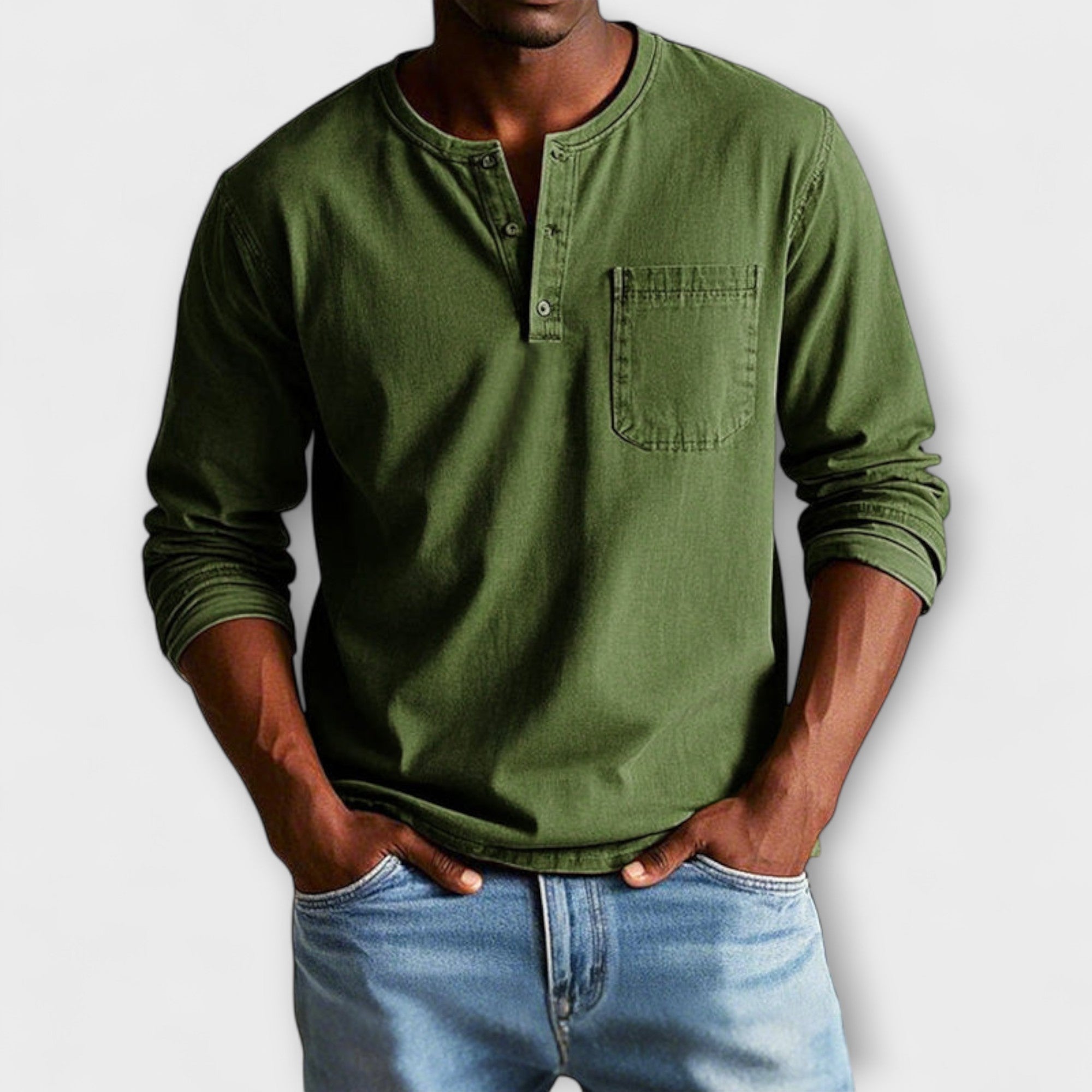 Camicia Vintage a Maniche Lunghe