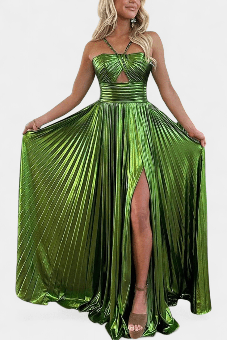 Aikaterini™ | Abito maxi lucido