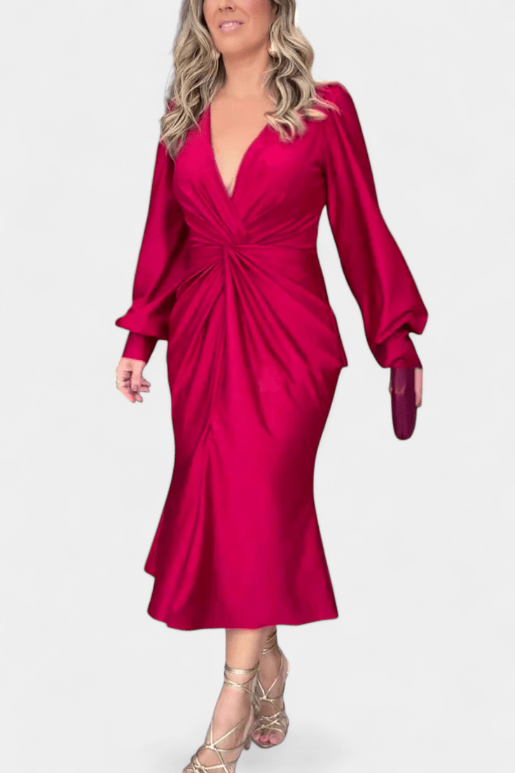 Alouette™ | Abito elegante con scollatura a V