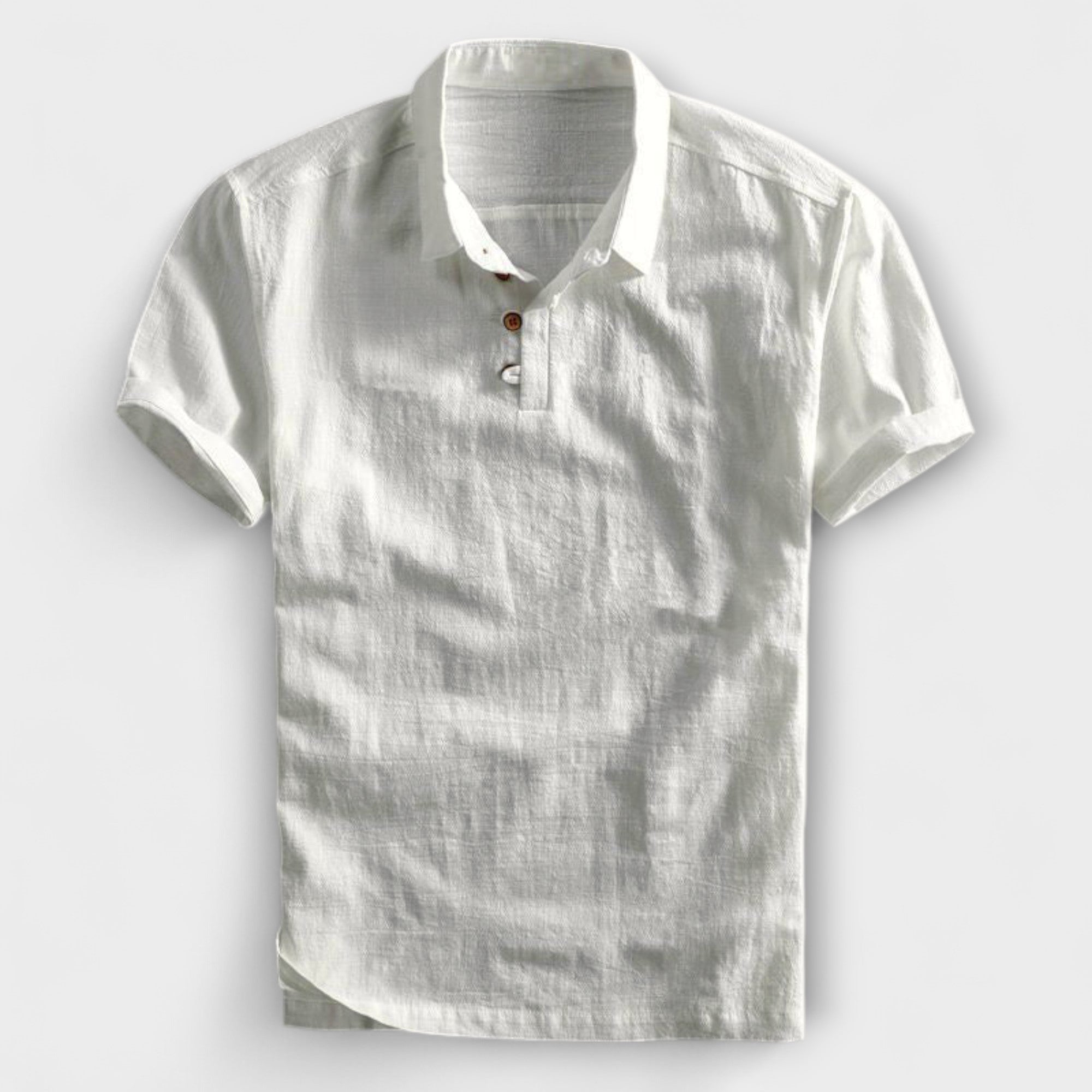 Polo in Cotone e Lino