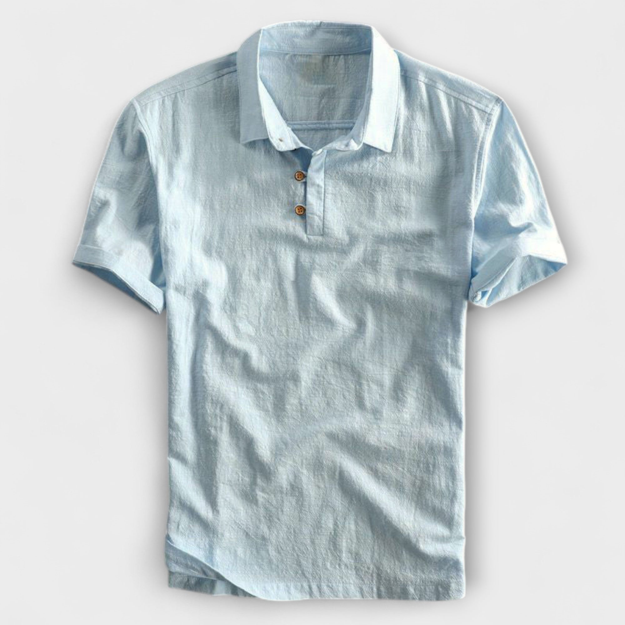 Polo in Cotone e Lino