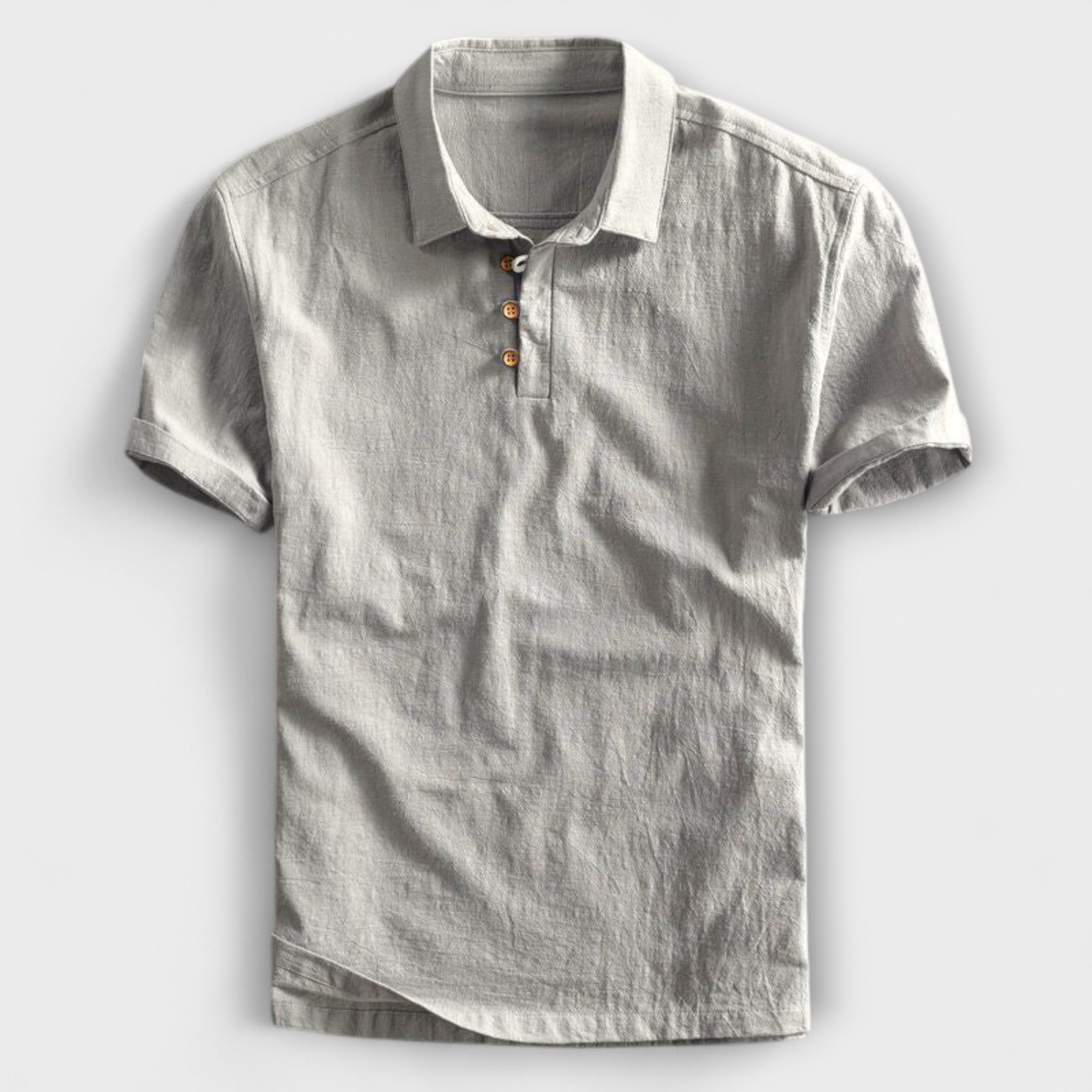 Polo in Cotone e Lino