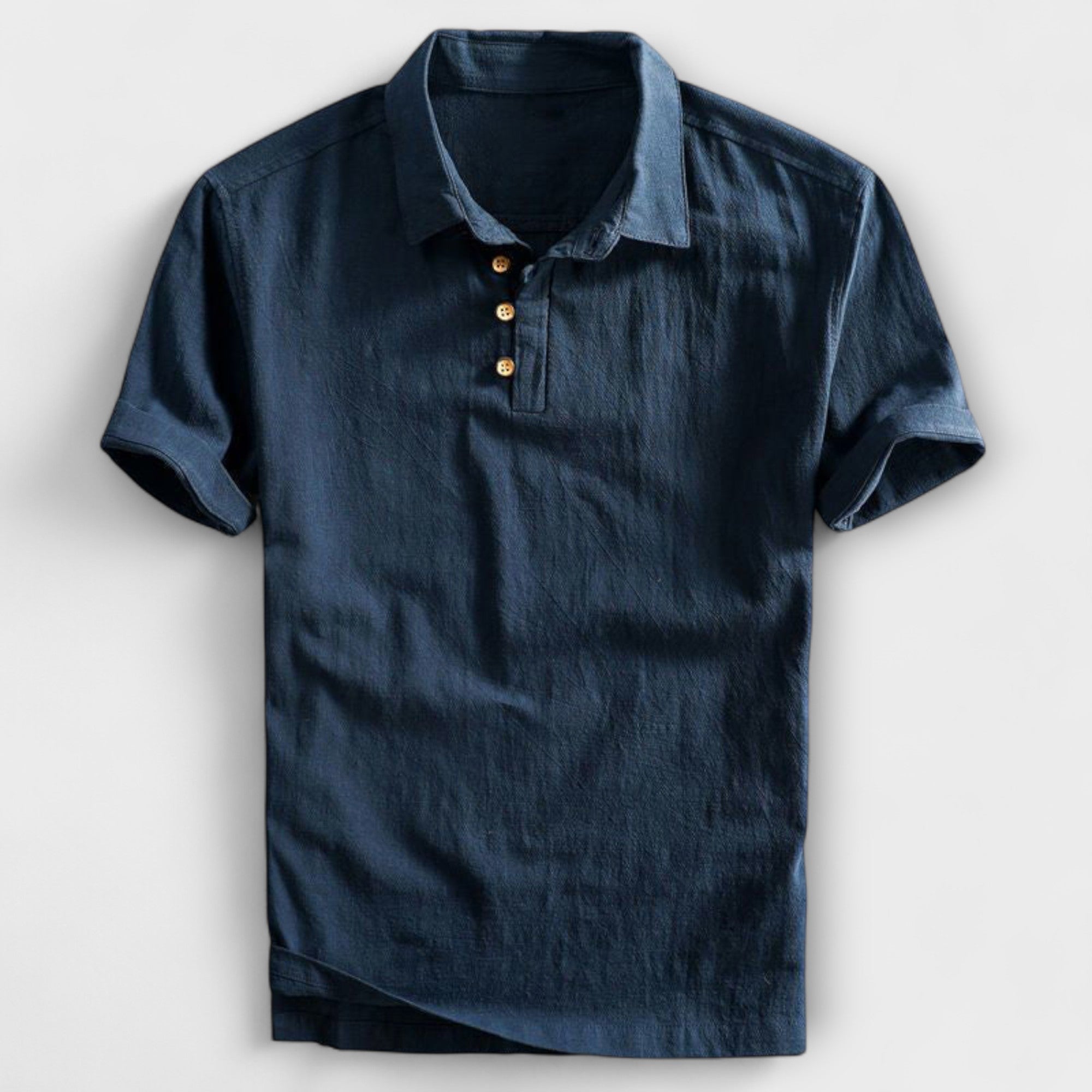 Polo in Cotone e Lino