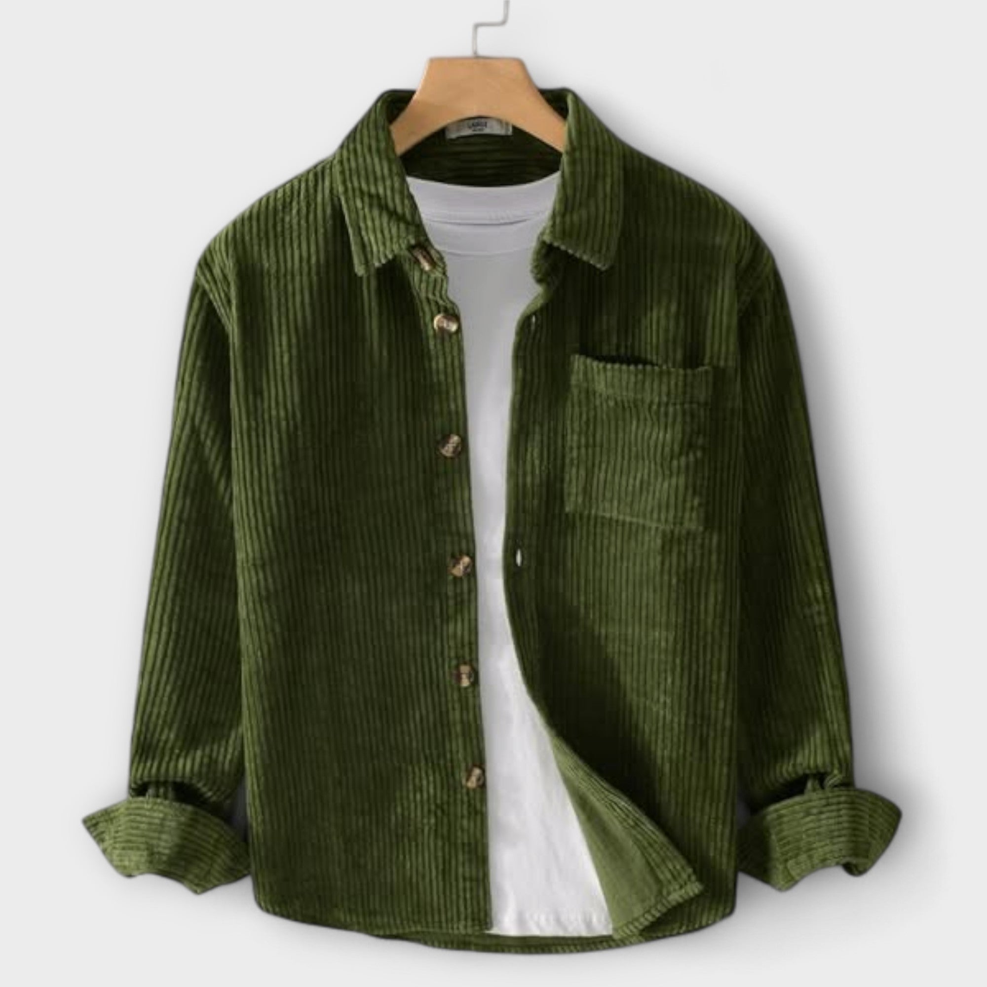 Camicia in velluto a coste