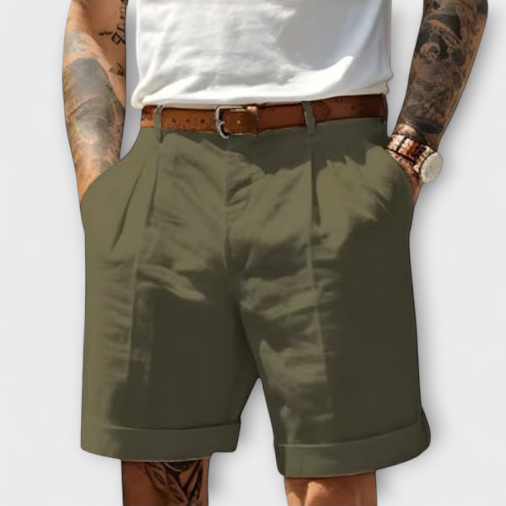 Shorts Bermuda in Cotone Elegante