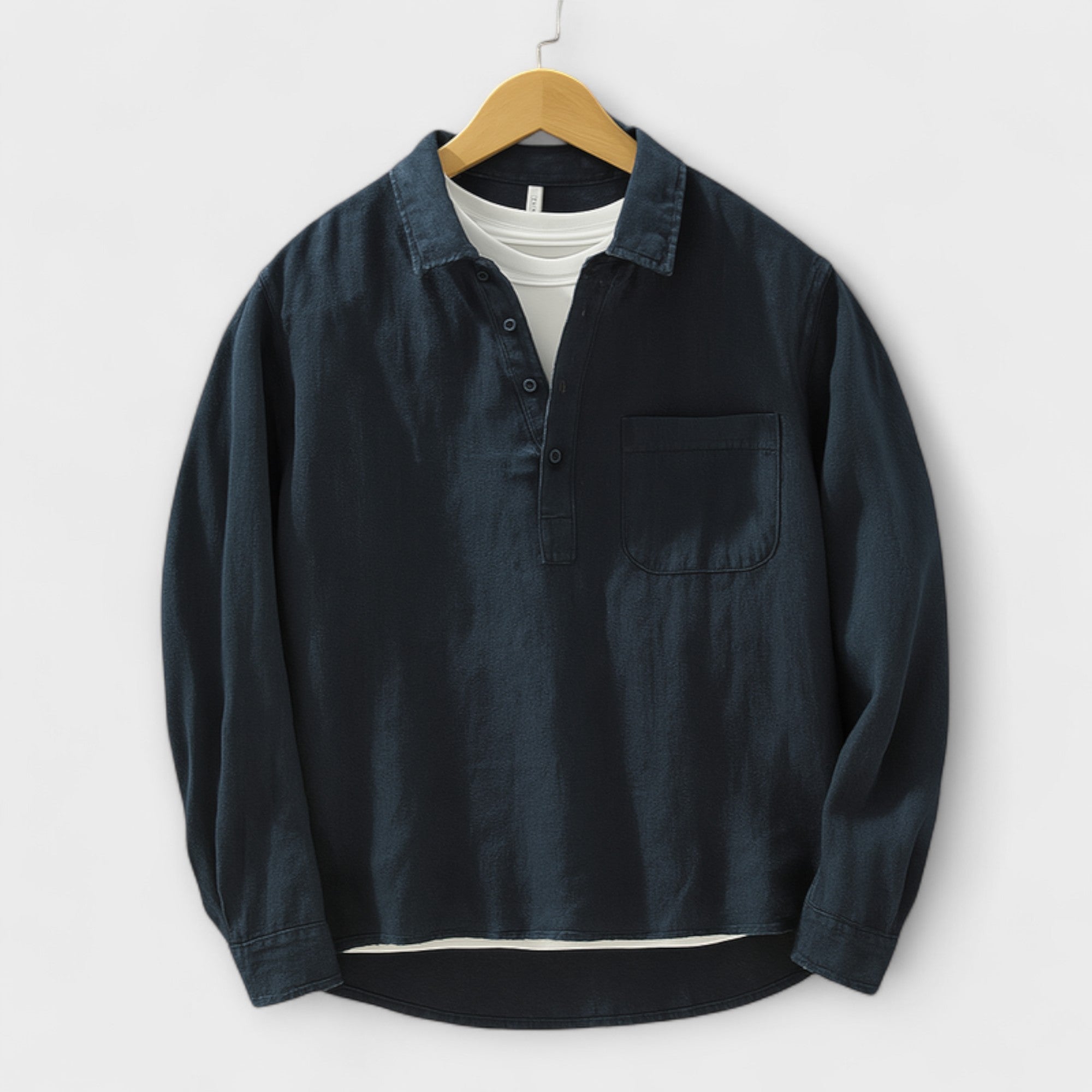 Camicia Popover in Lino