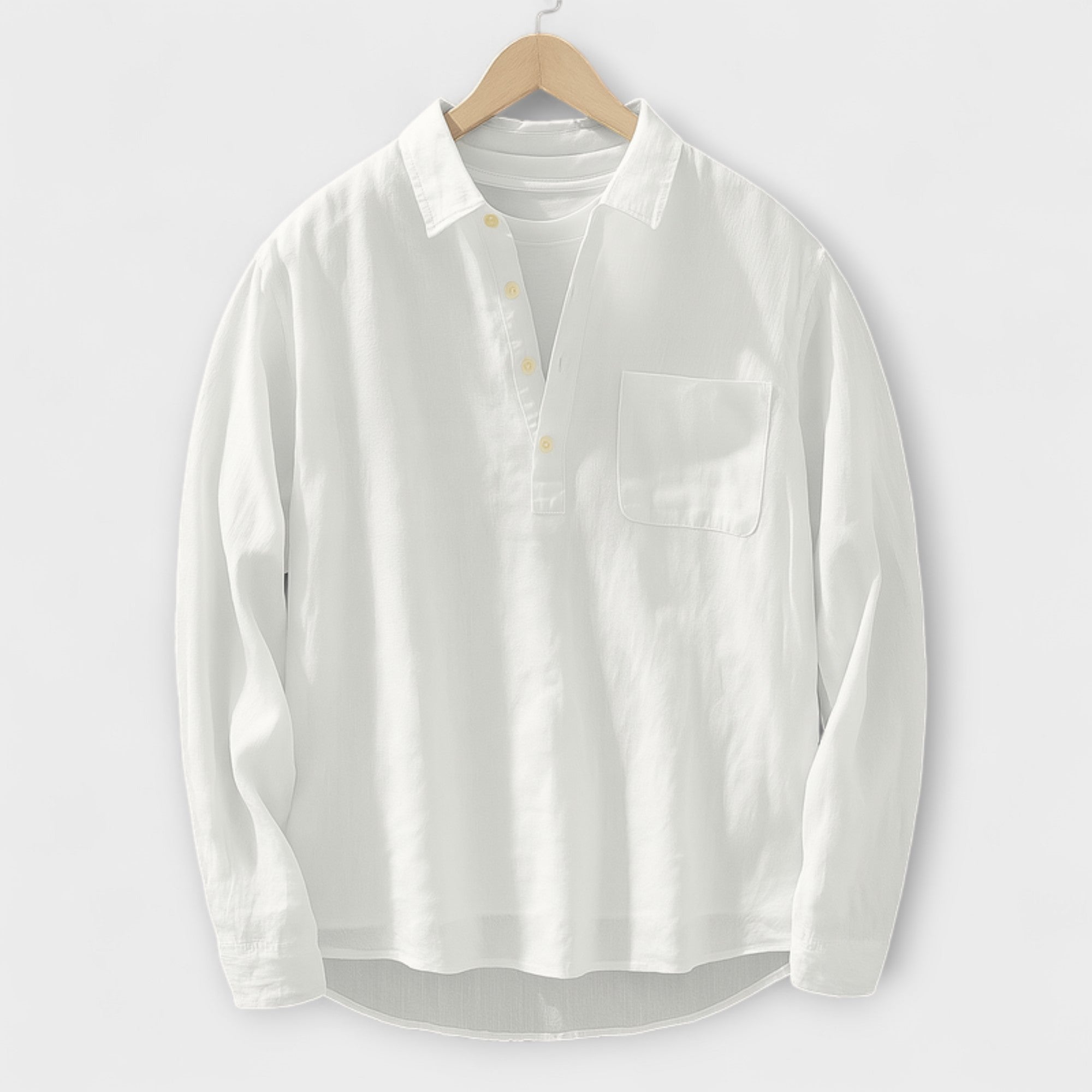 Camicia Popover in Lino