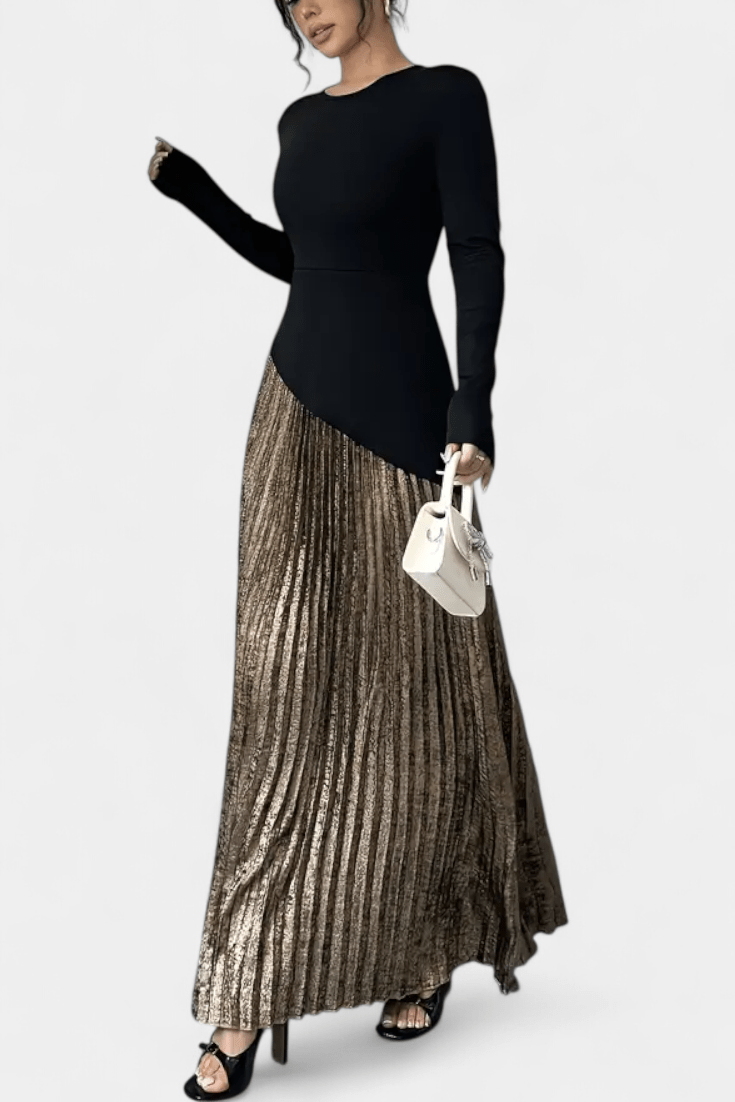 Elin | Abito con blocco di colore